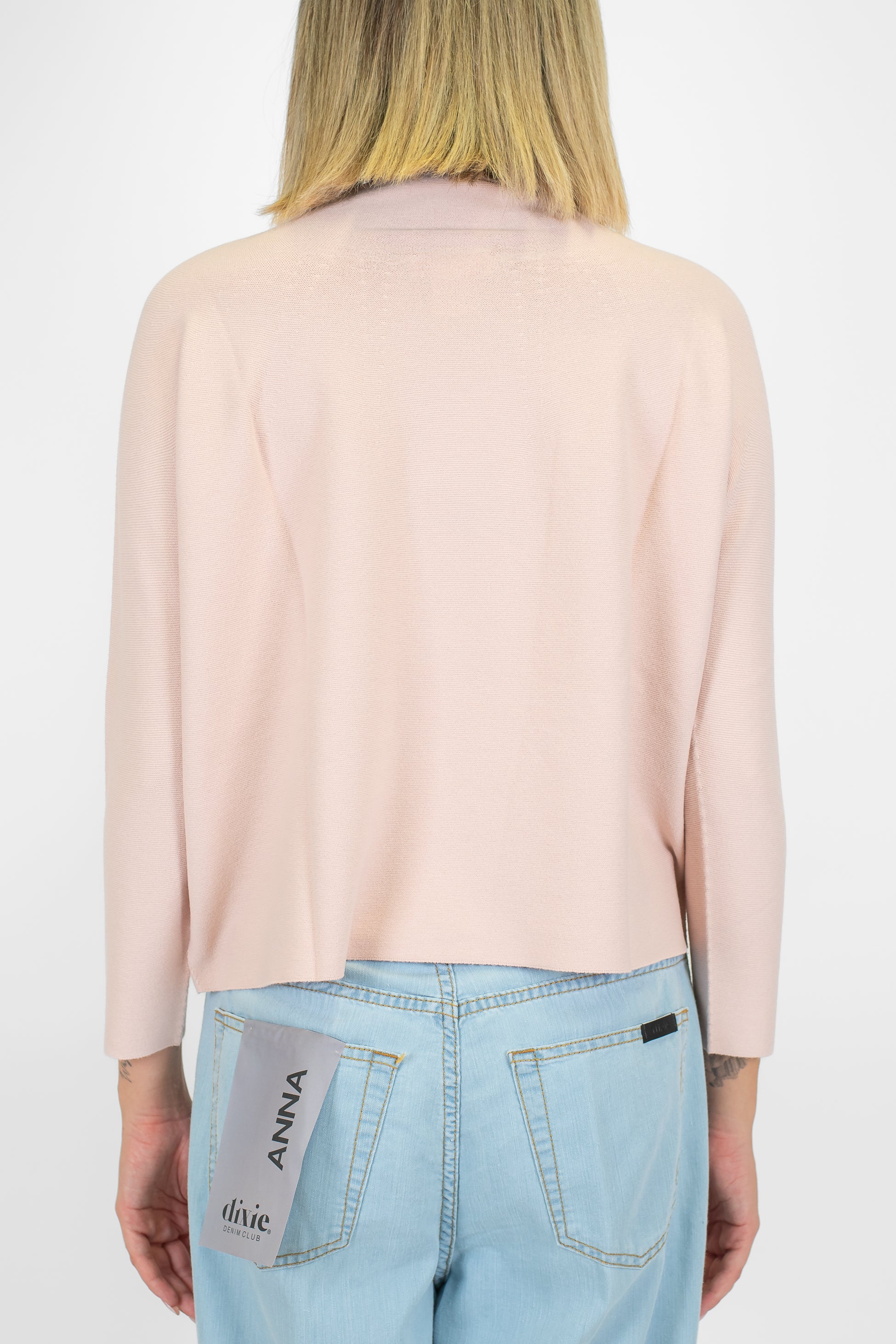 Kontatto - Maglia con collo cratere e manica tre quarti