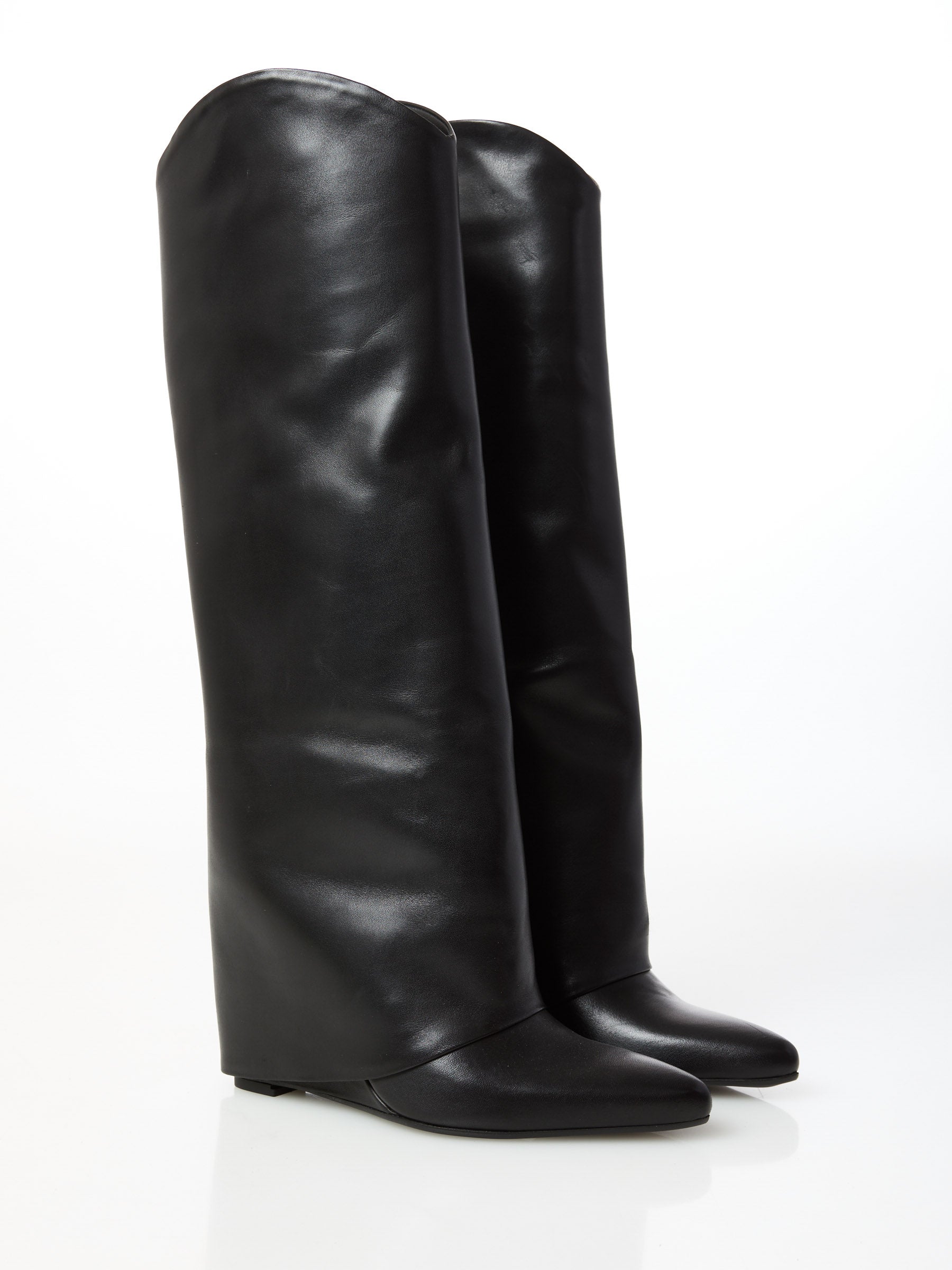 Ovyè - Stivale In Pelle Con Zeppa interna