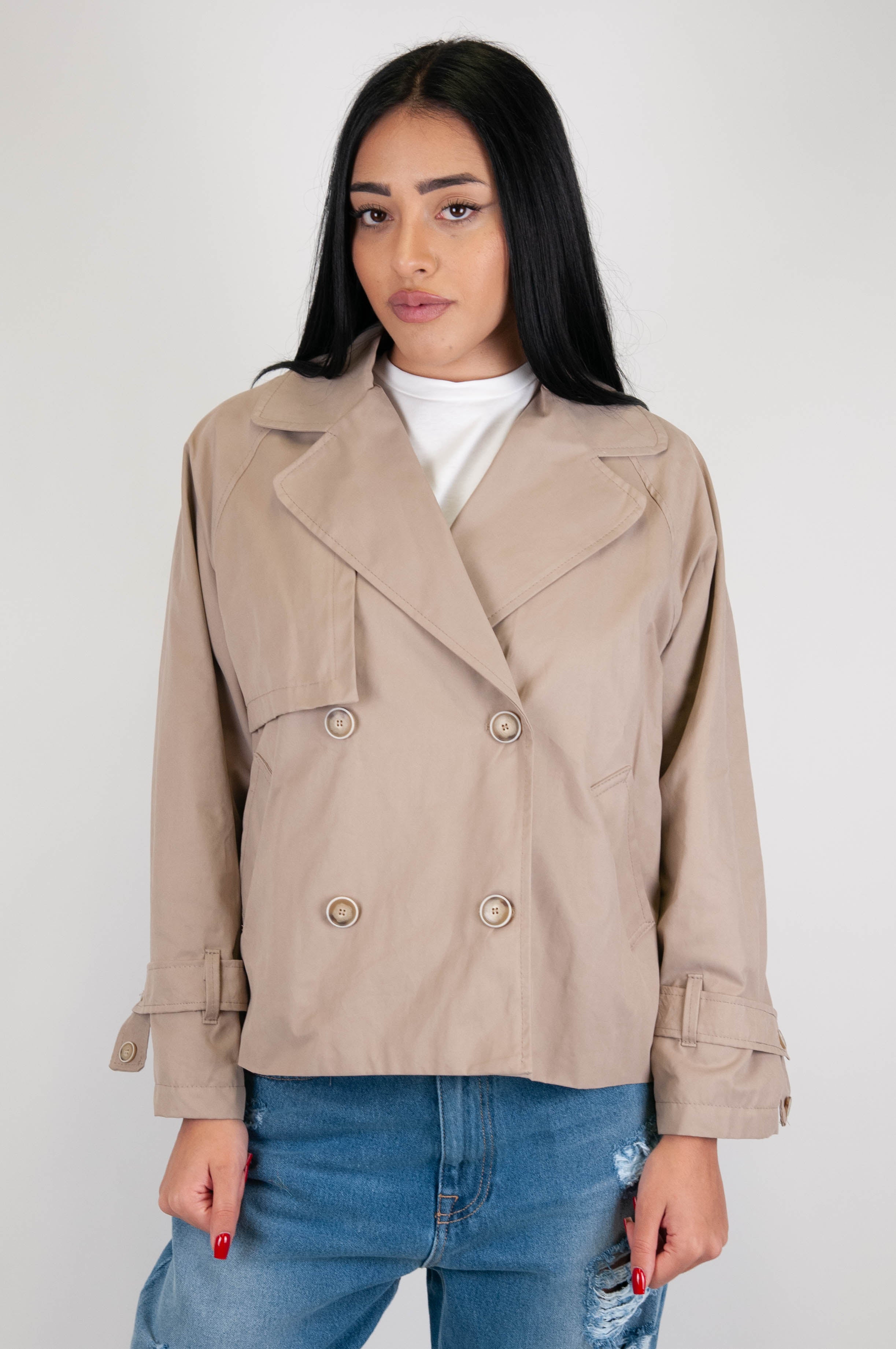 Maryley - Trench corto doppiopetto