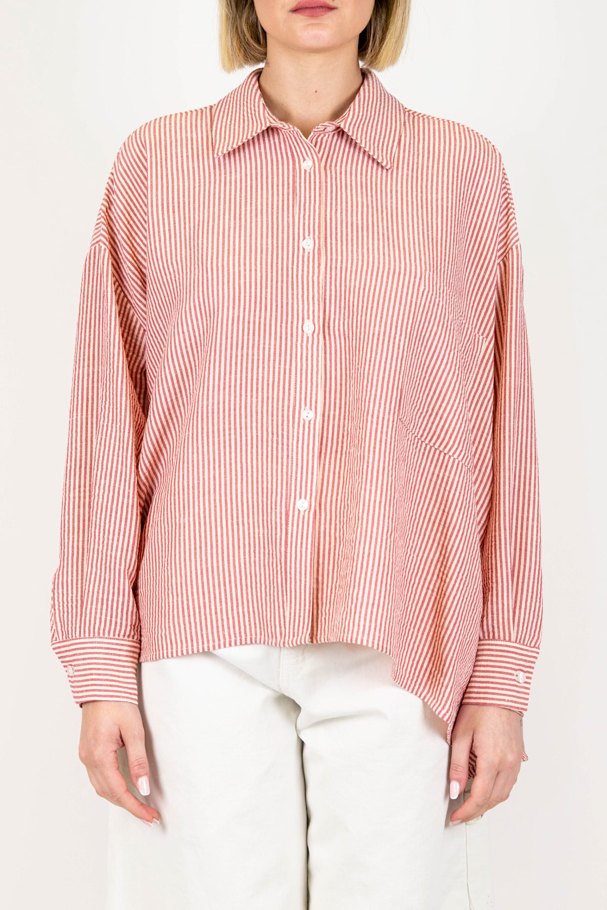 Haveone - Camicia over a righe