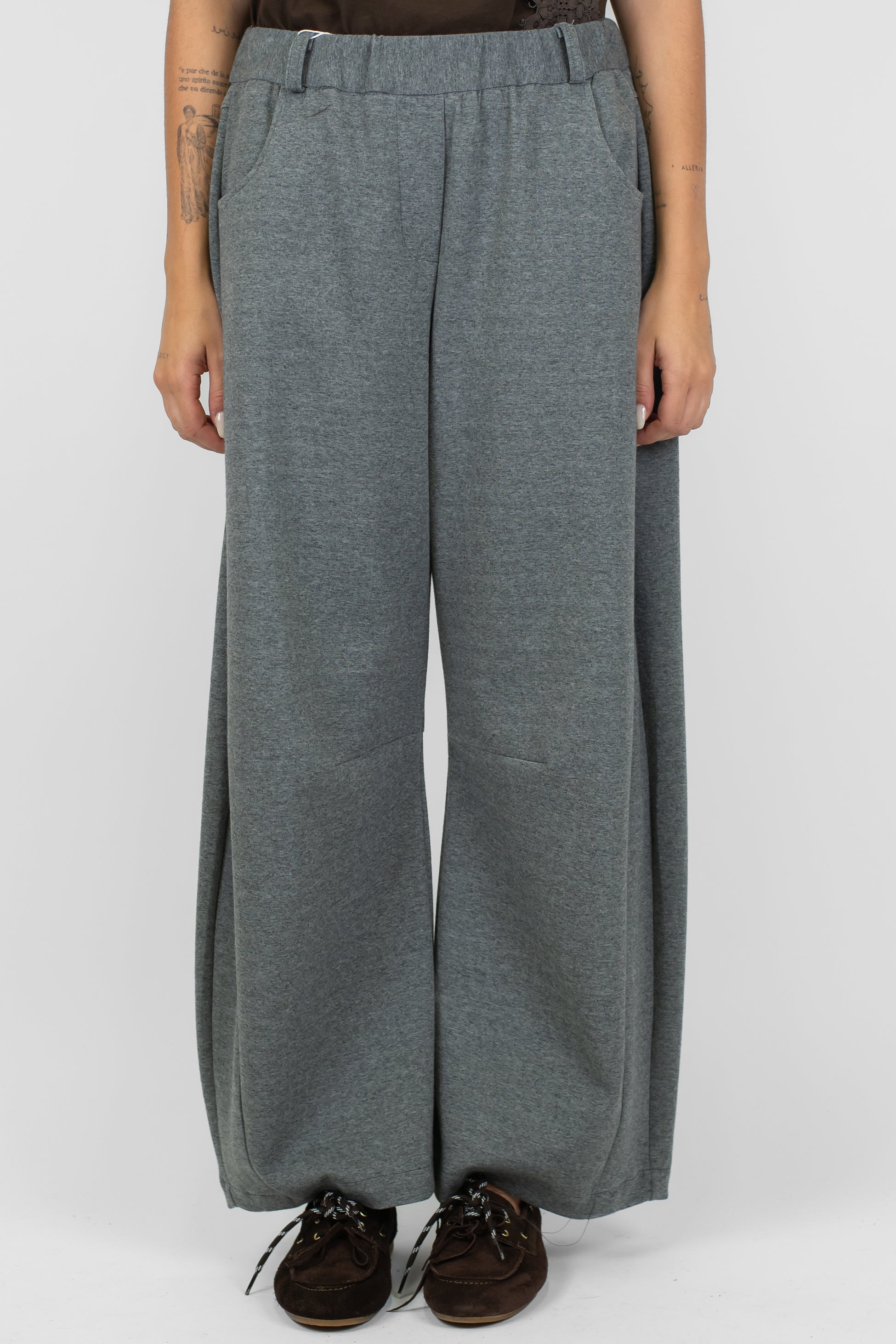 Motel - Pantalone balloon ampio con elastico in vita