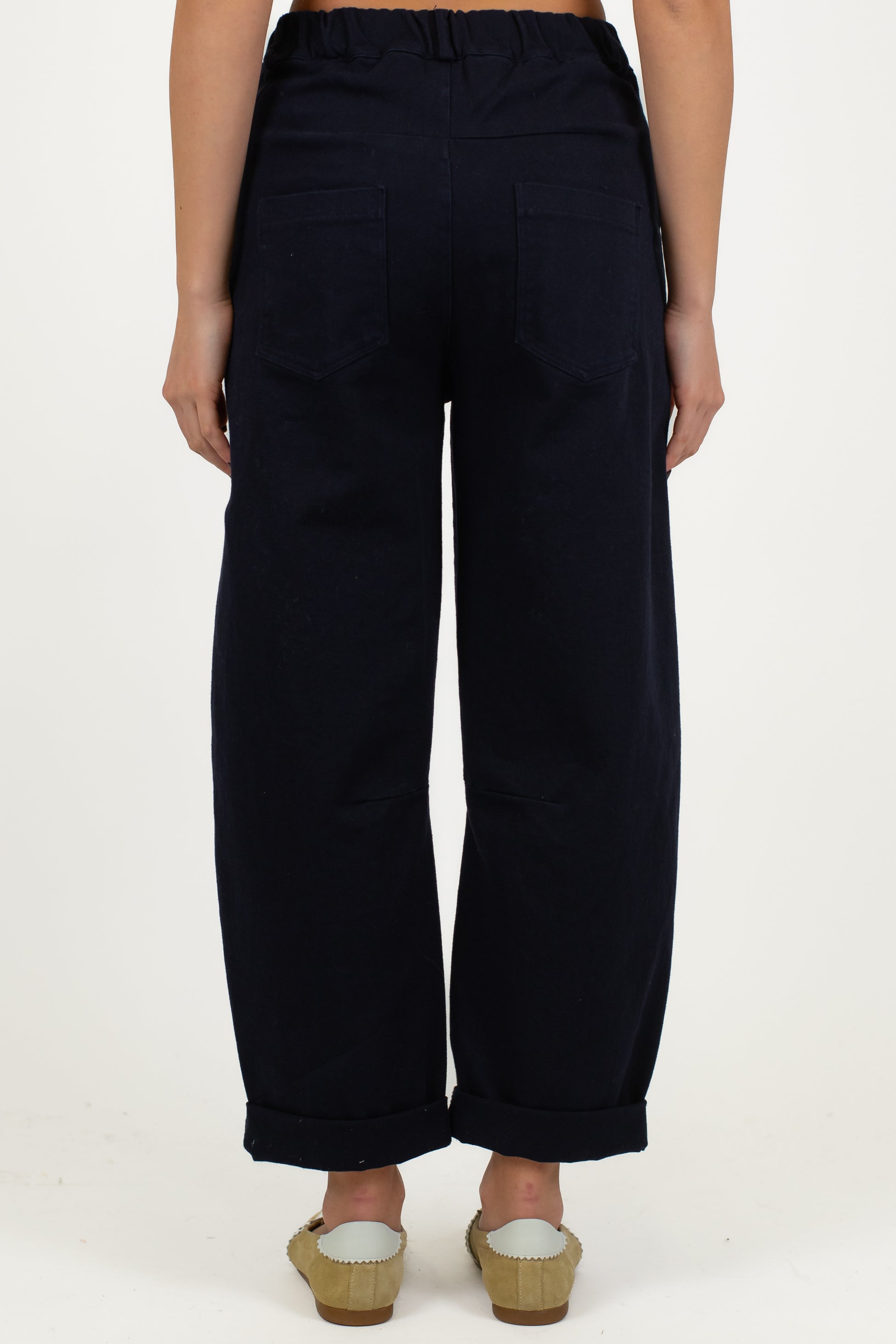 Tensione in - Pantalone balloon in denim colorato