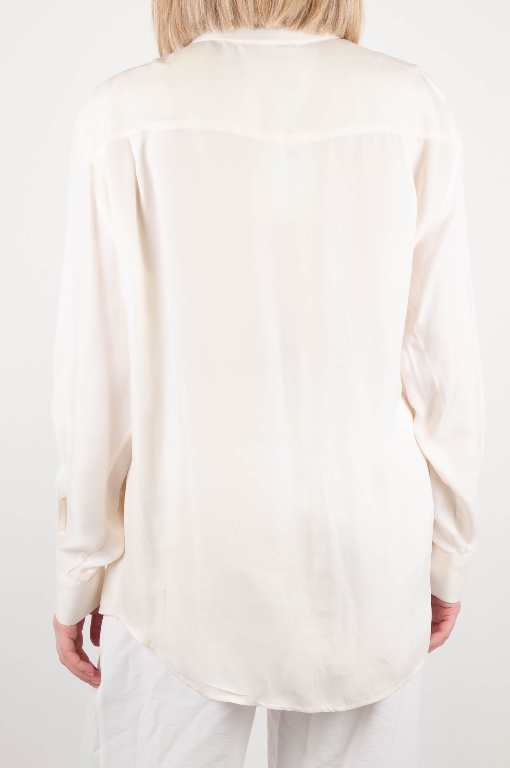 Dixie - Camicia in cupro con pattine