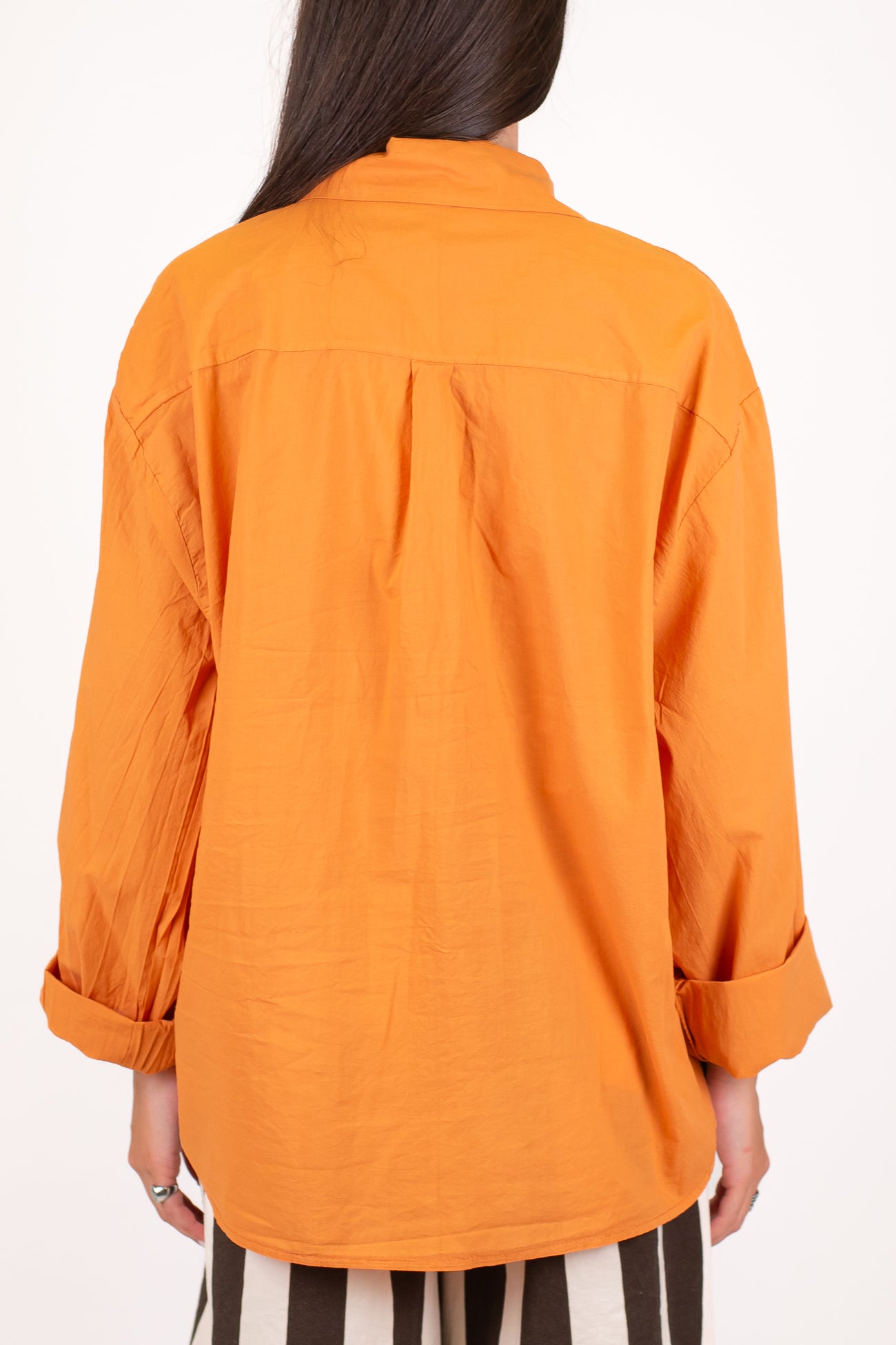 Haveone - Camicia in mussola di cotone con doppia tasca