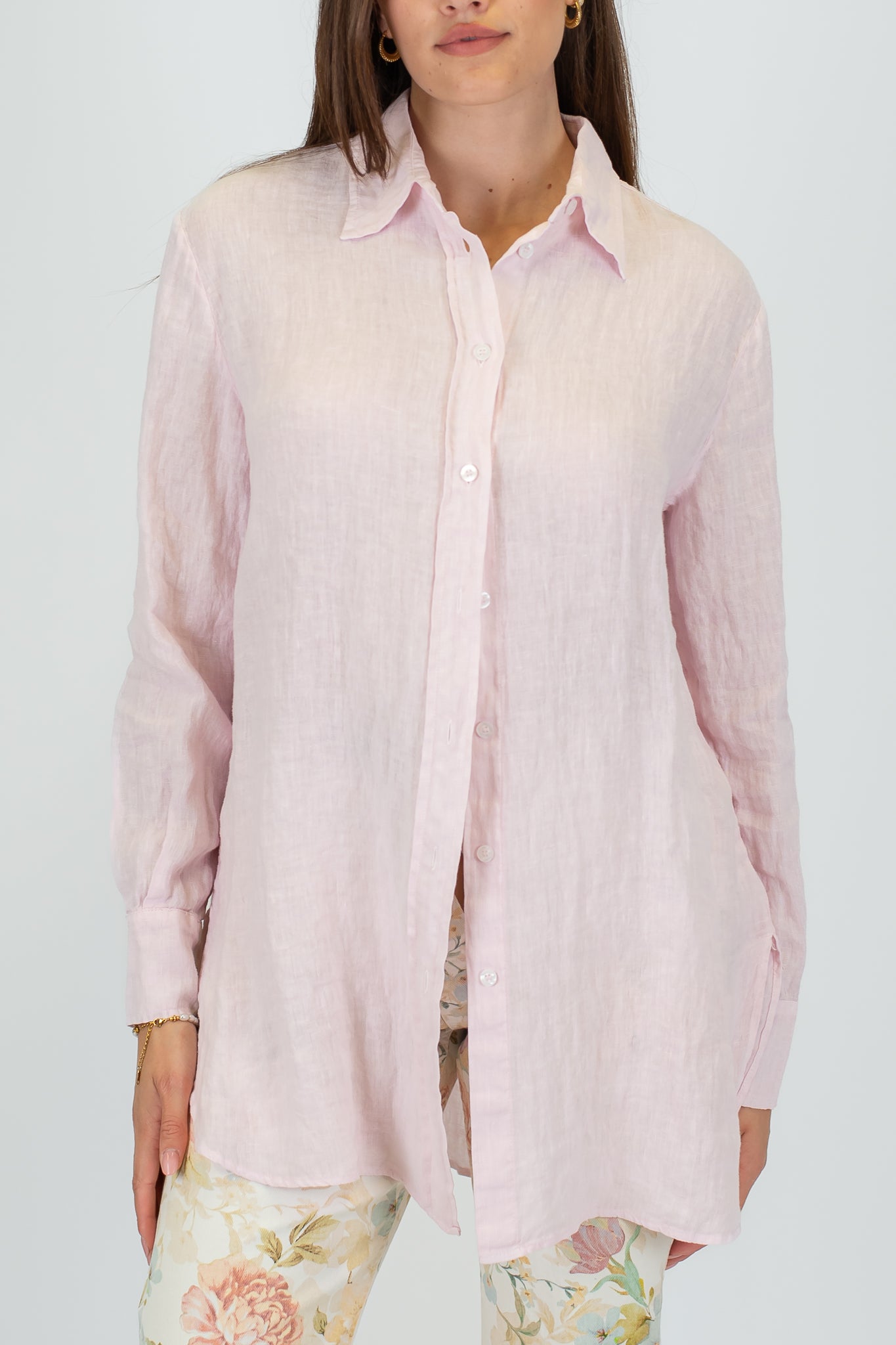 Tensione in - Camicione 100% lino