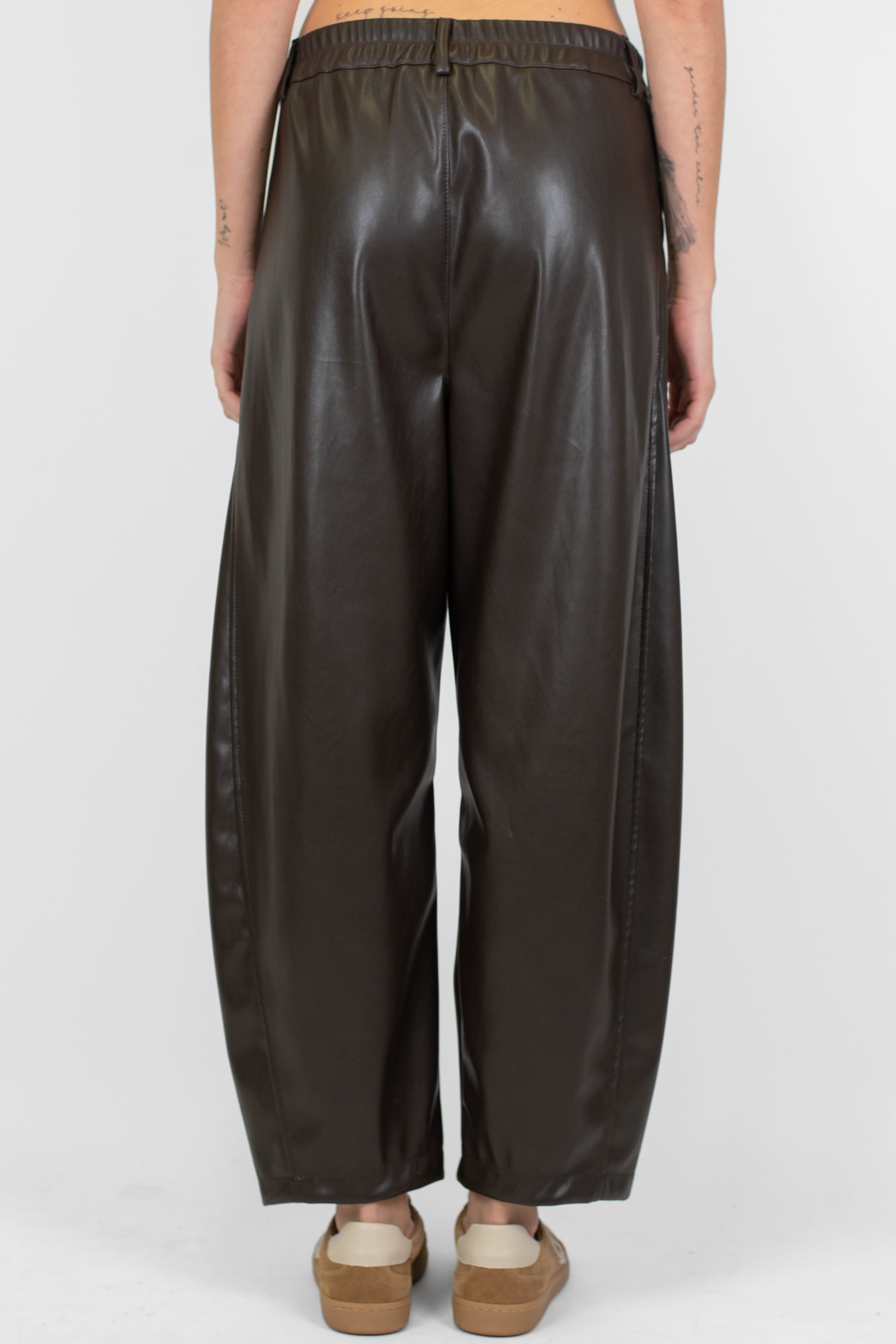 Haveone - Pantalone Balloon in ecopelle