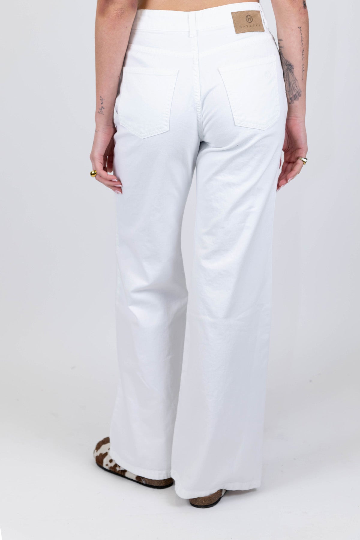 Haveone - Pantalone regular modello Tokyo in denim colorato