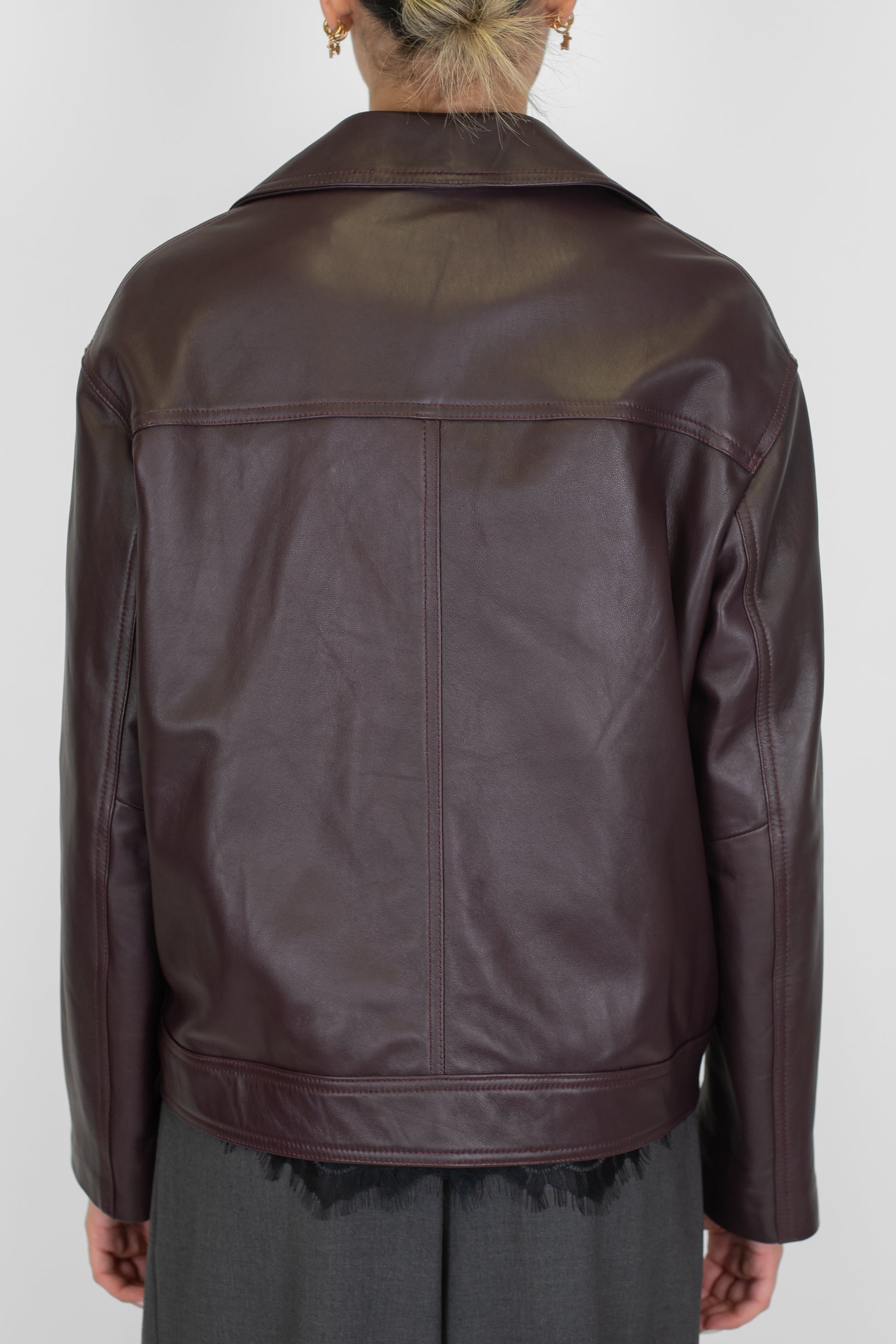 Tensione in - Chiodo in vera pelle