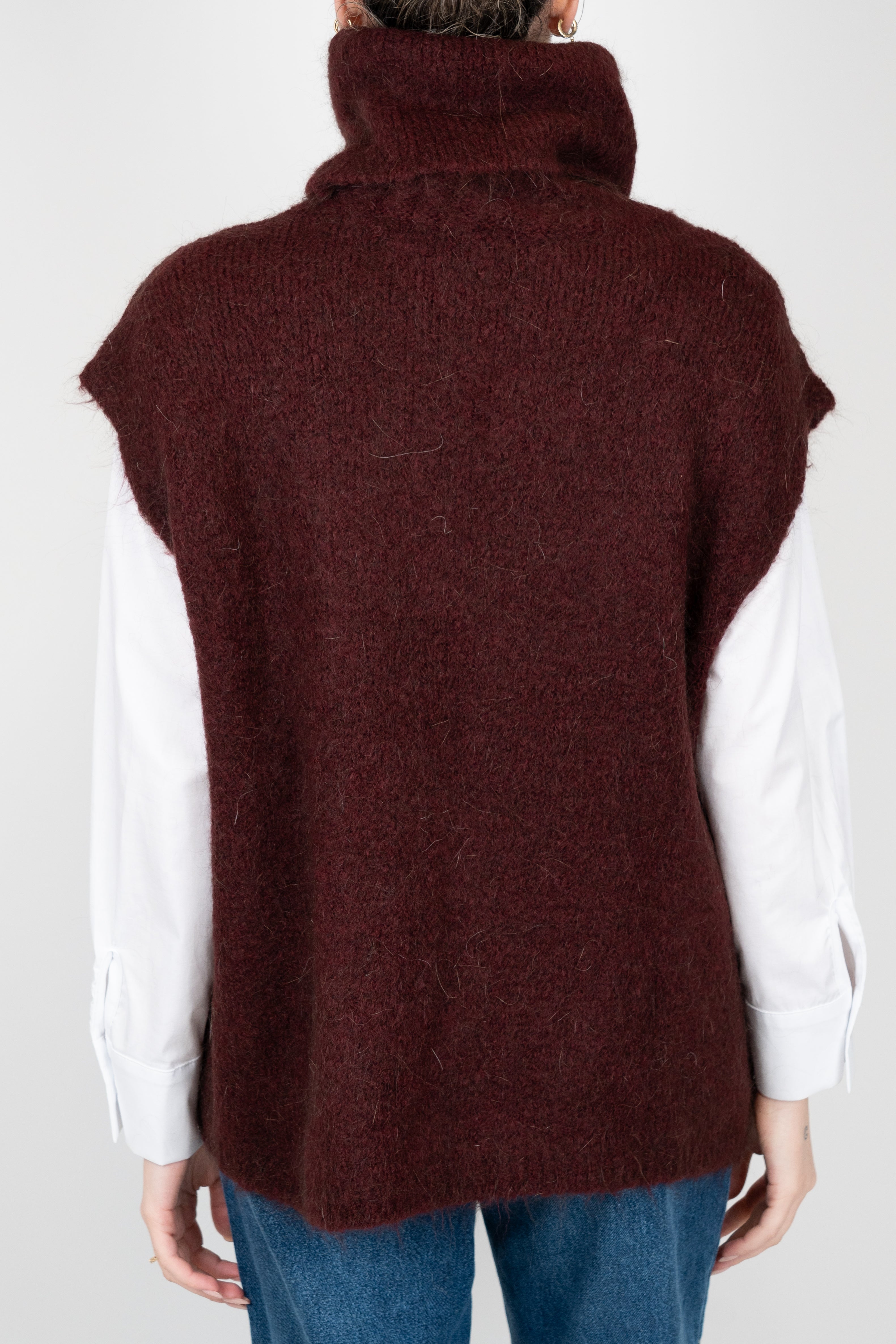 Haveone - Dolcevita giromaniche fantasia rombi in misto lana