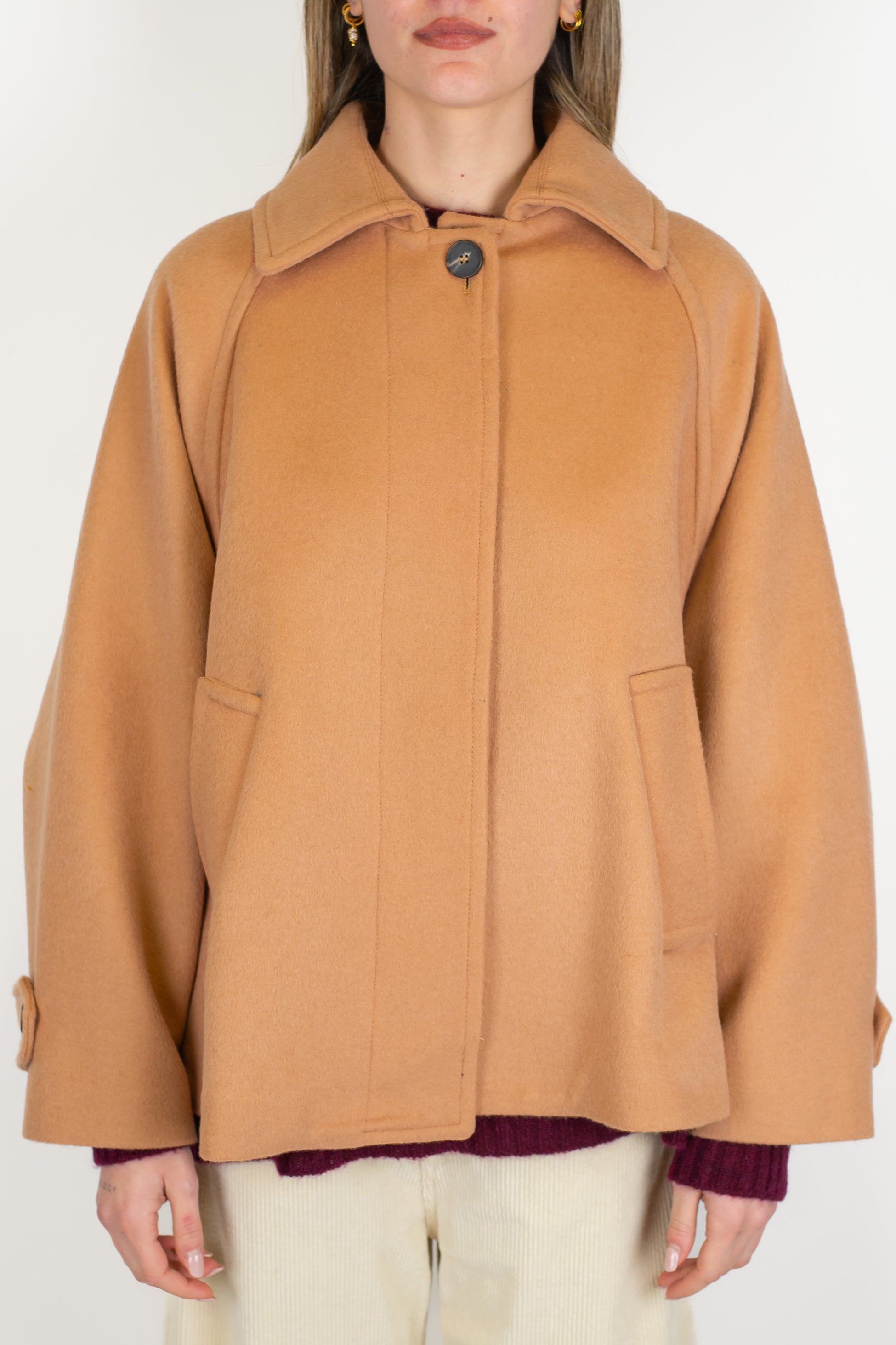 Motel - Cappotto Corto in misto lana