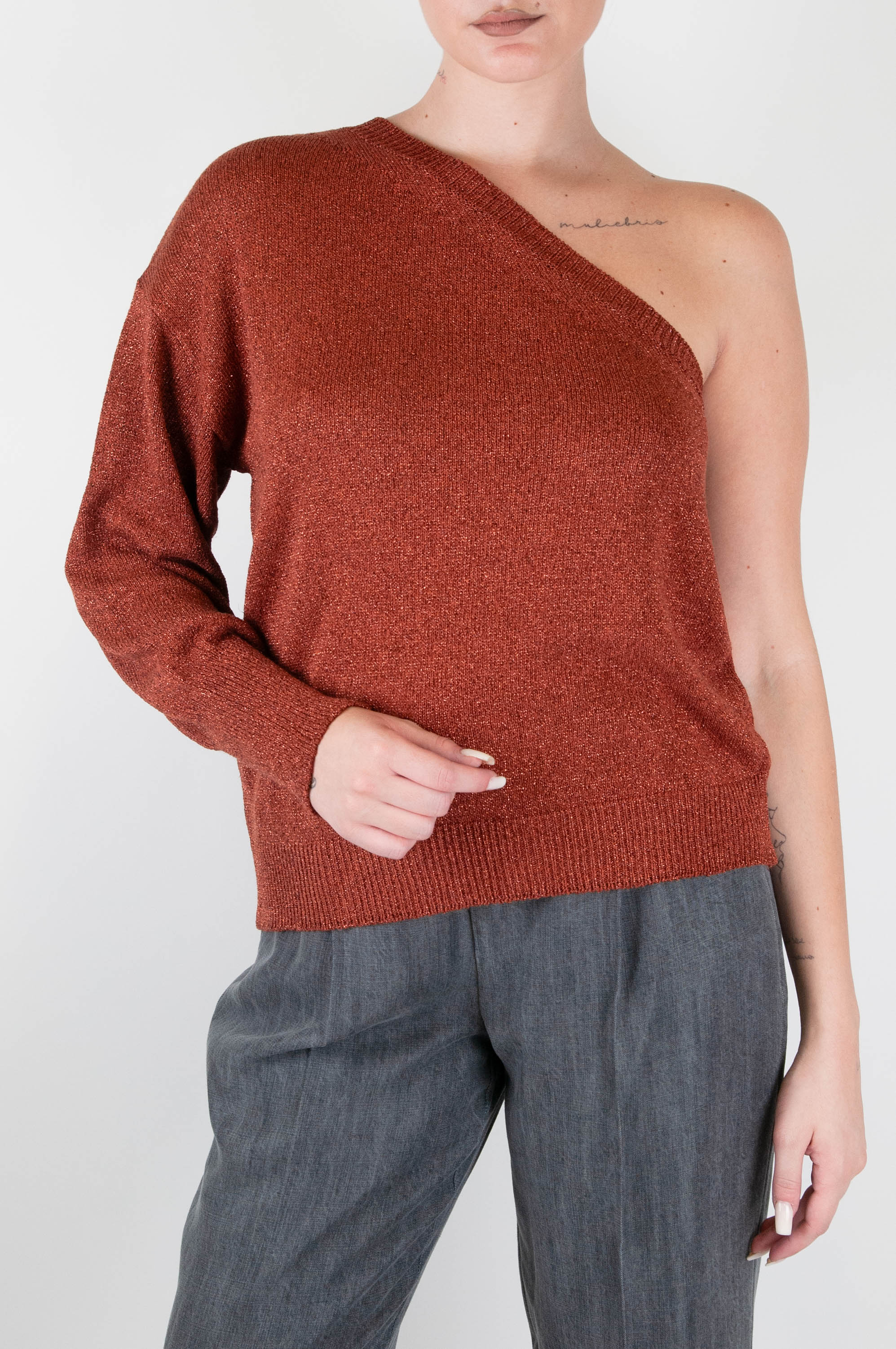 Maglia monospalla zara discount