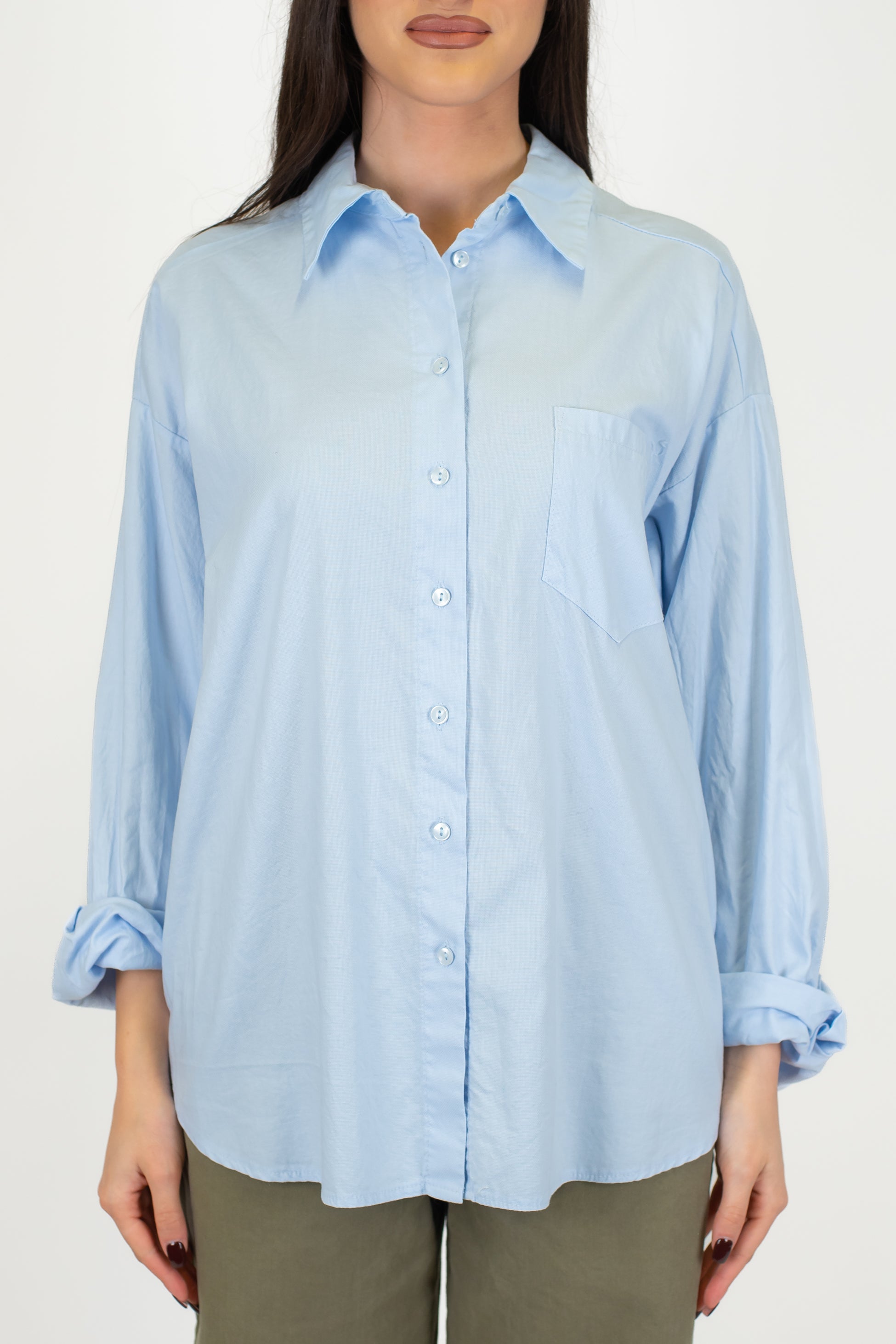 Tensione in - Camicia over con taschino