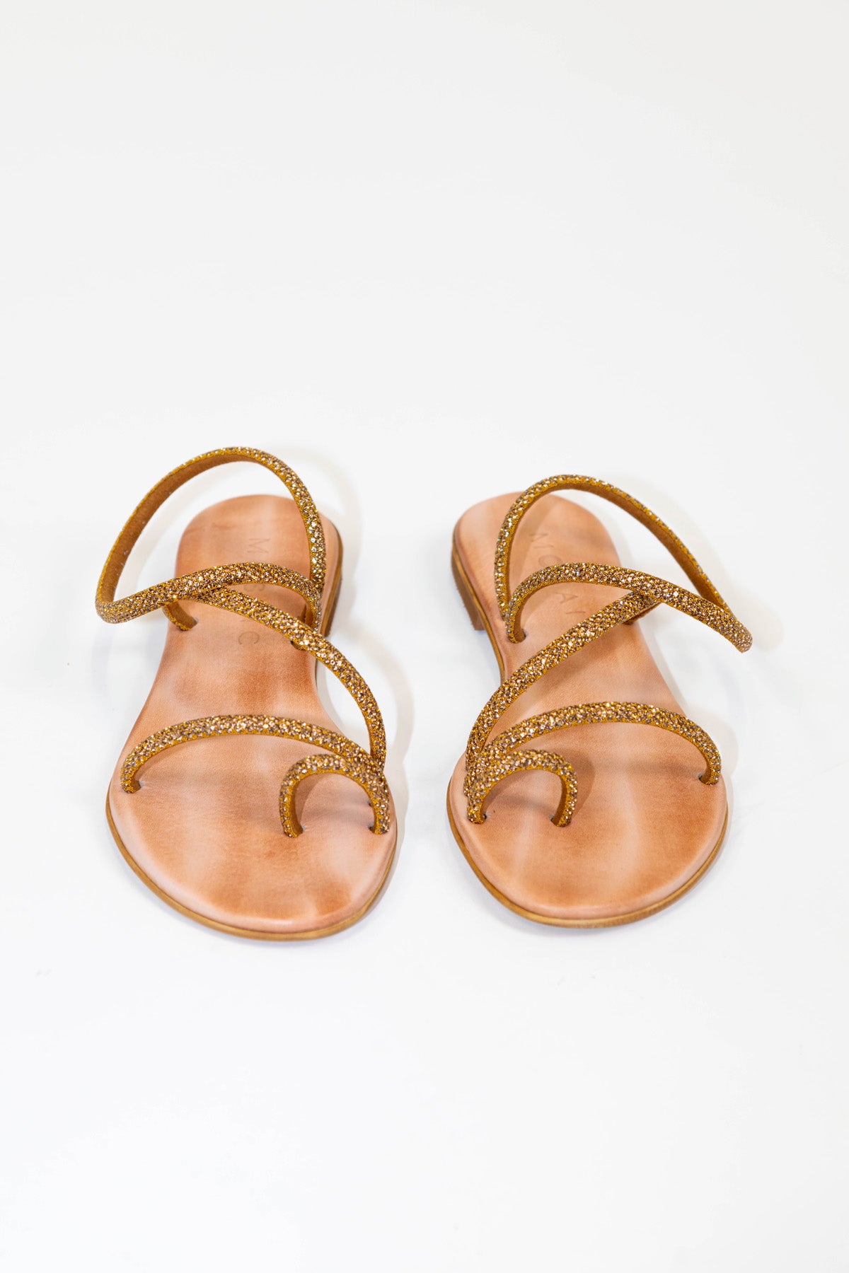 Mosaic - Sandalo intrecciato con strass