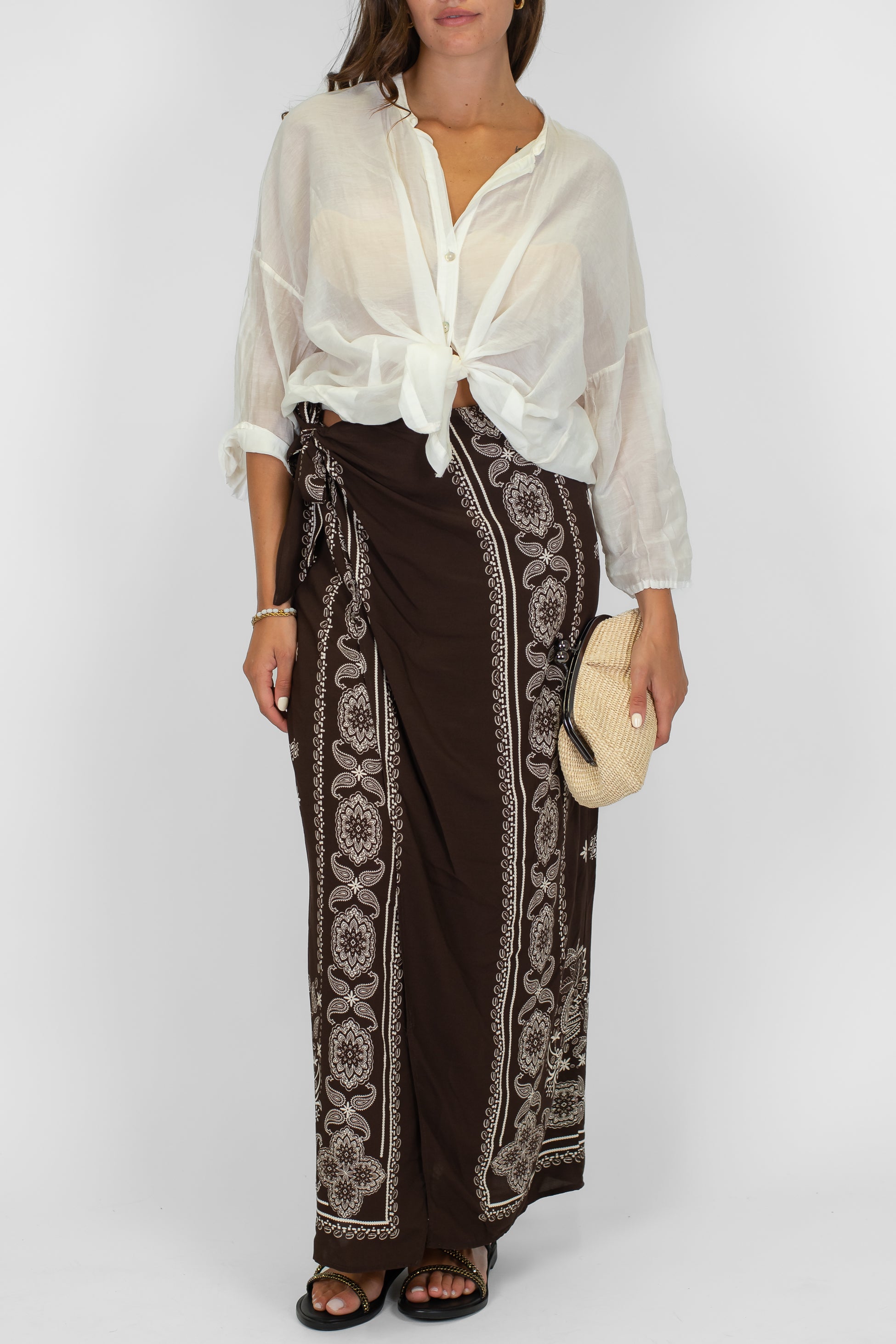 Haveone - Gonna a portafoglio fantasia bandana in viscosa