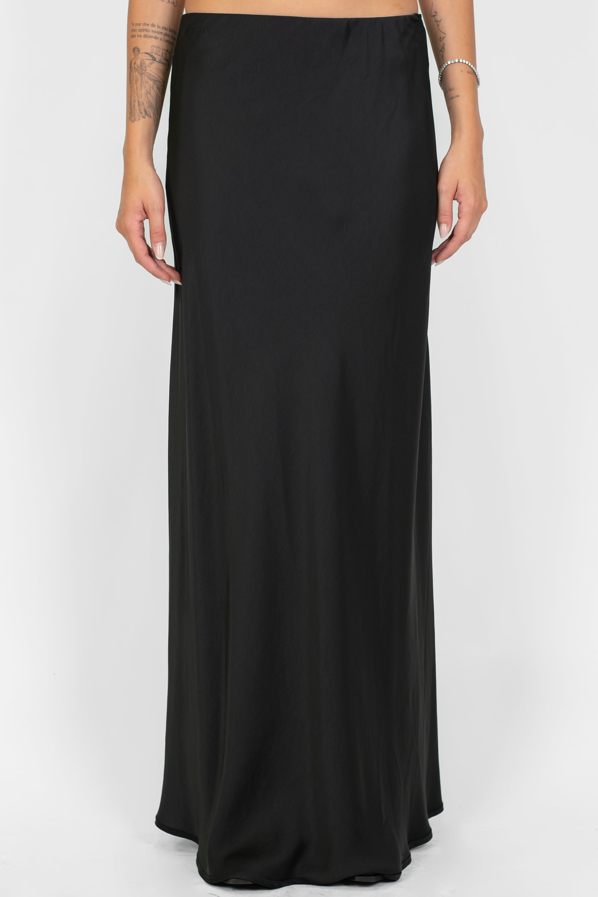 Tensione in - Gonna in viscosa con elastico in vita