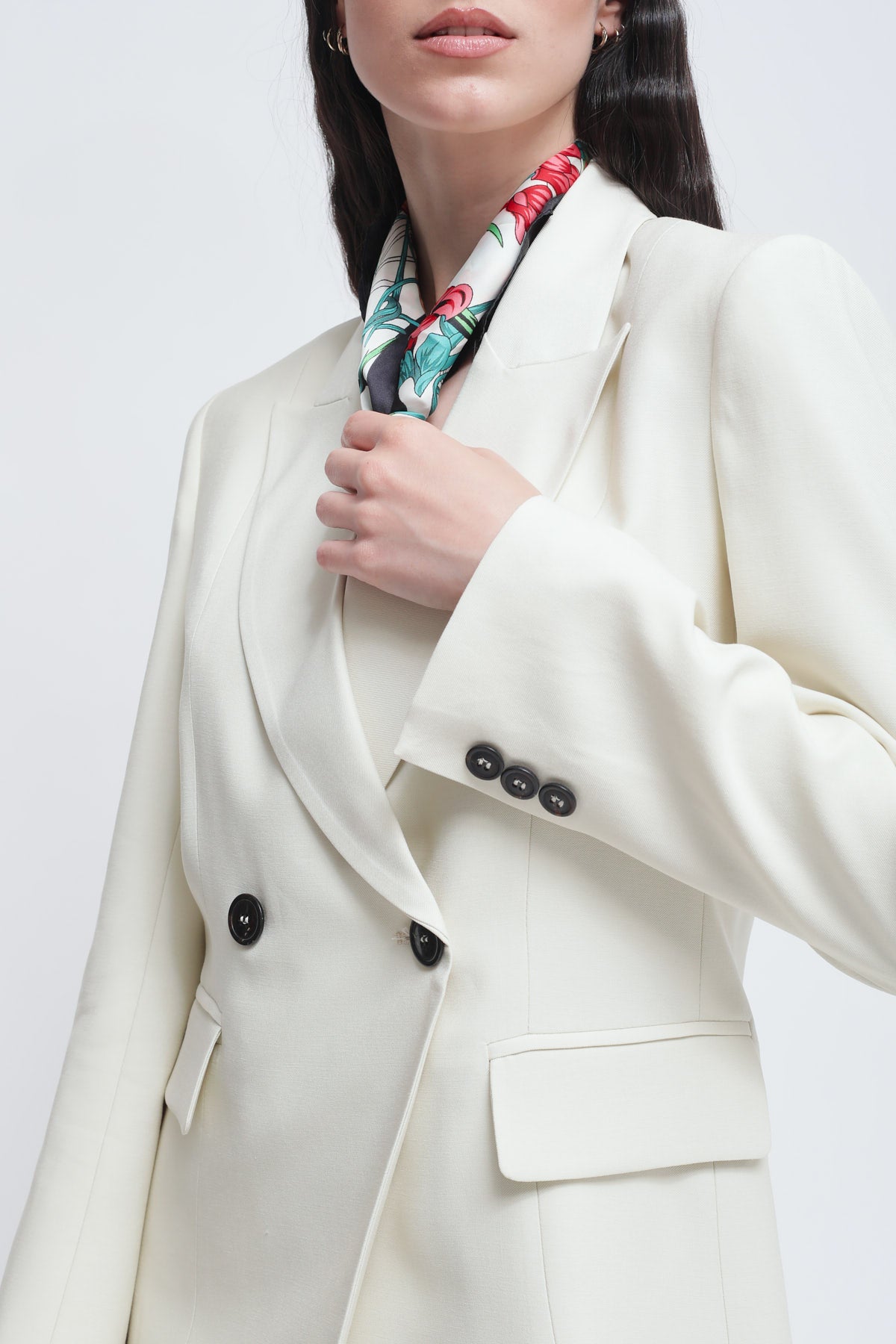 Maryley - Giacca doppiopetto con rever a lancia