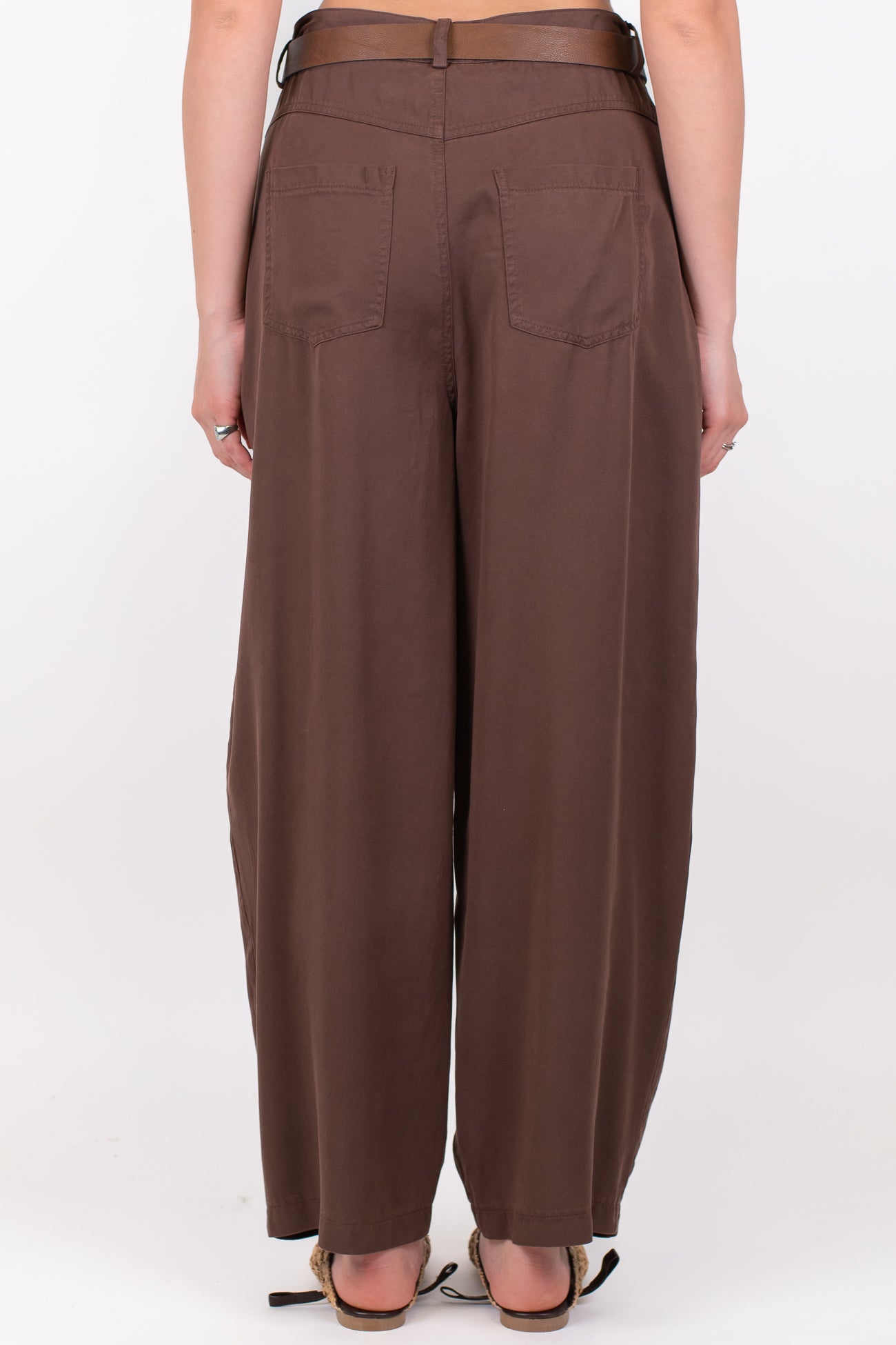Tensione in - Pantalone barrell in lyocell