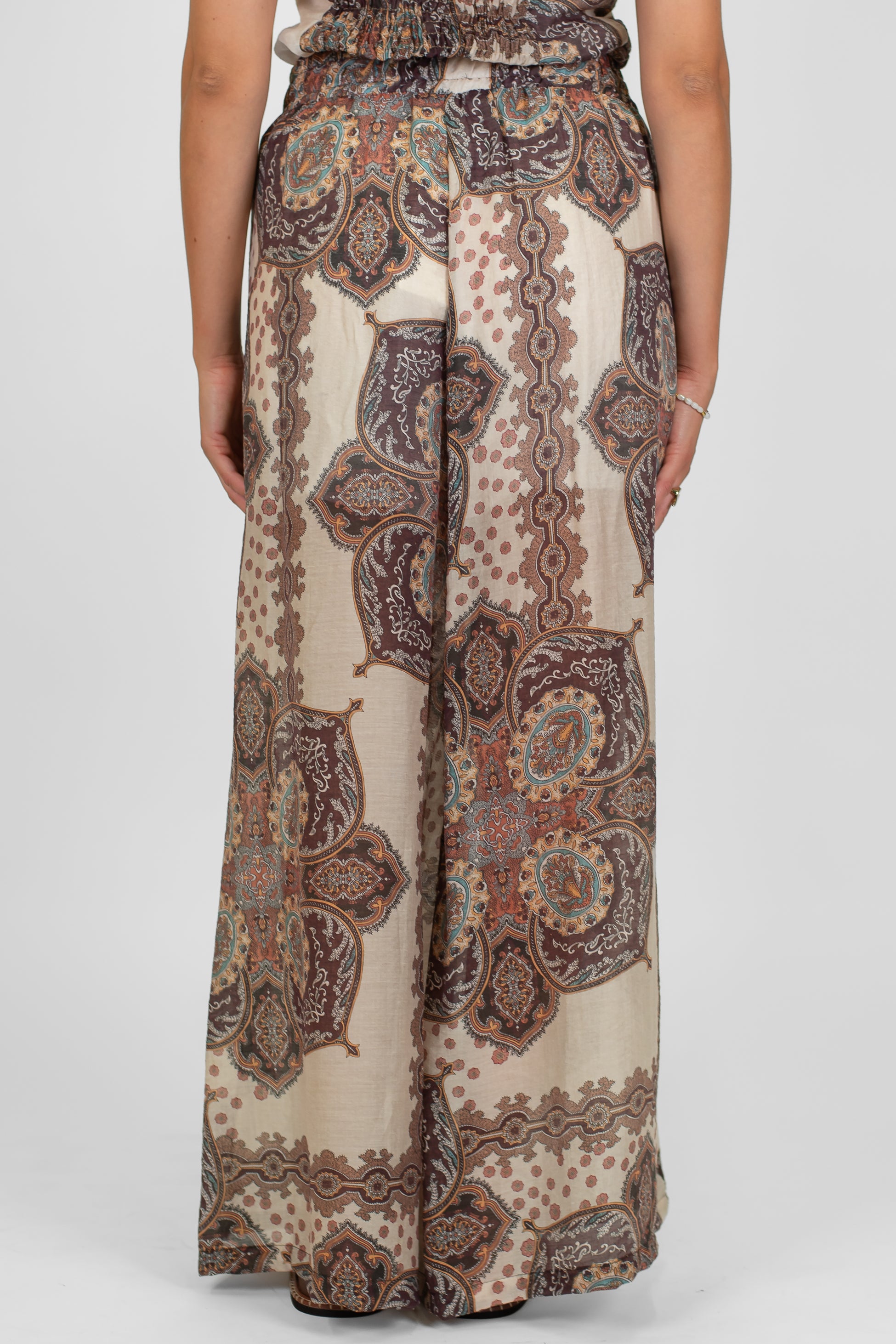 Motel - Pantalone palazzo fantasia