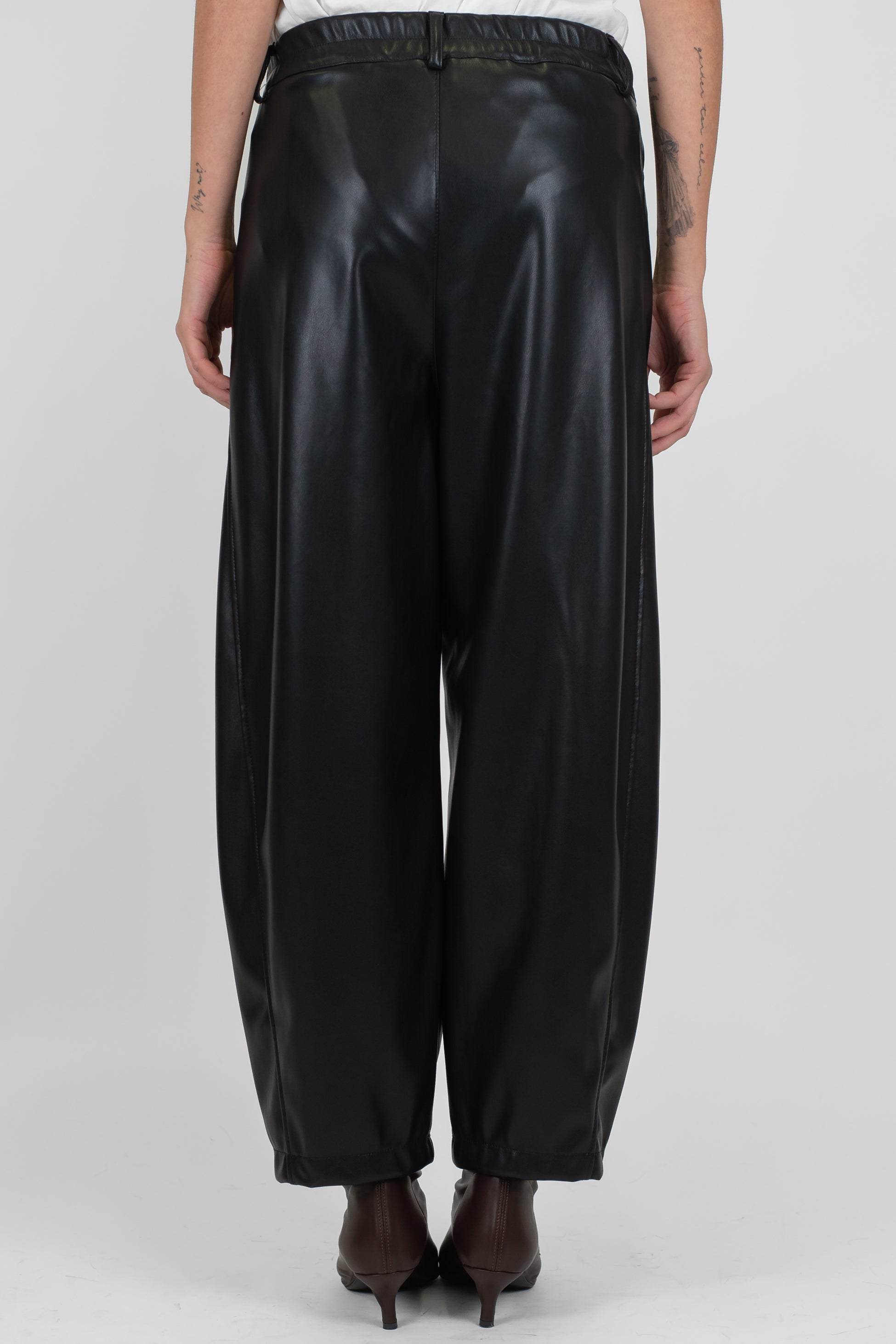 Haveone - Pantalone Balloon in ecopelle