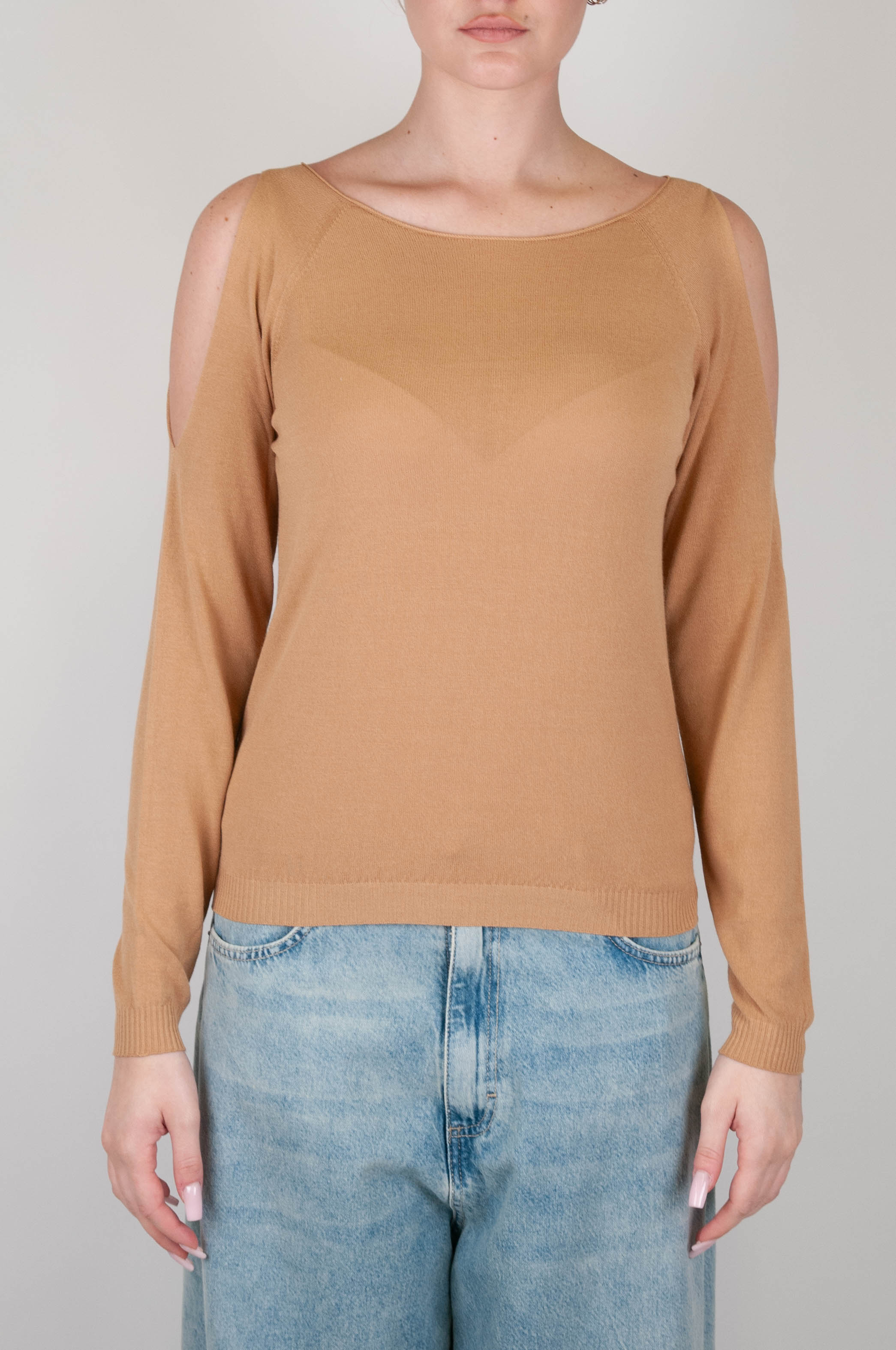 Kontatto - Maglia con fori sulle spalle