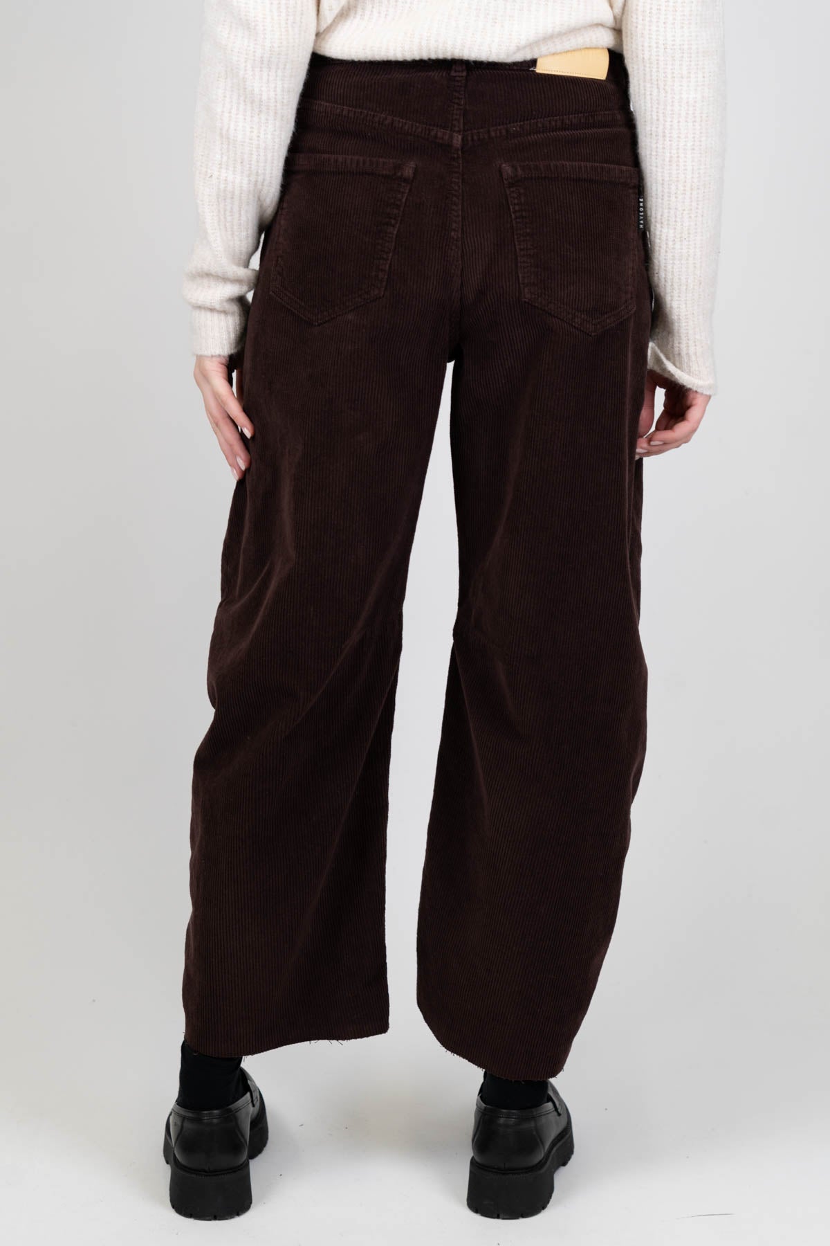 Haveone - Pantalone balloon in velluto millerighe modello Barbara