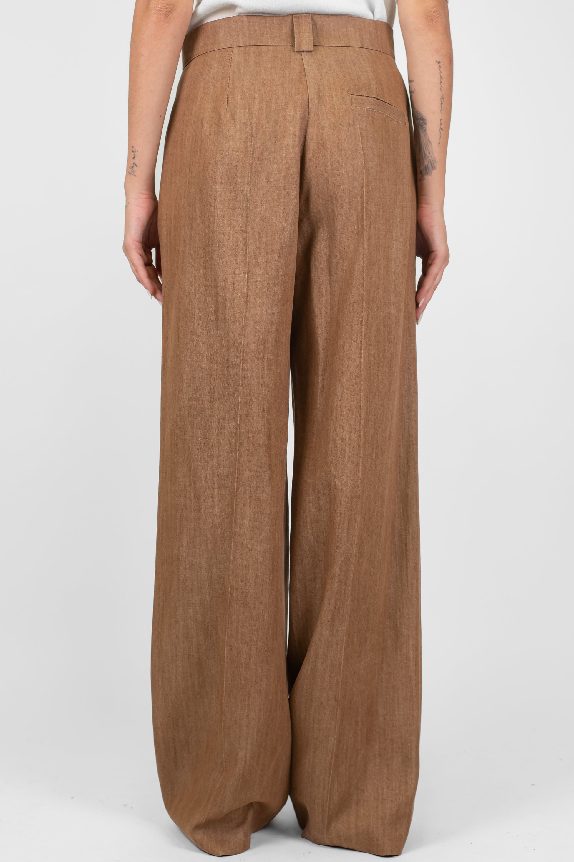 Maryley - Pantalone palazzo in lyocell