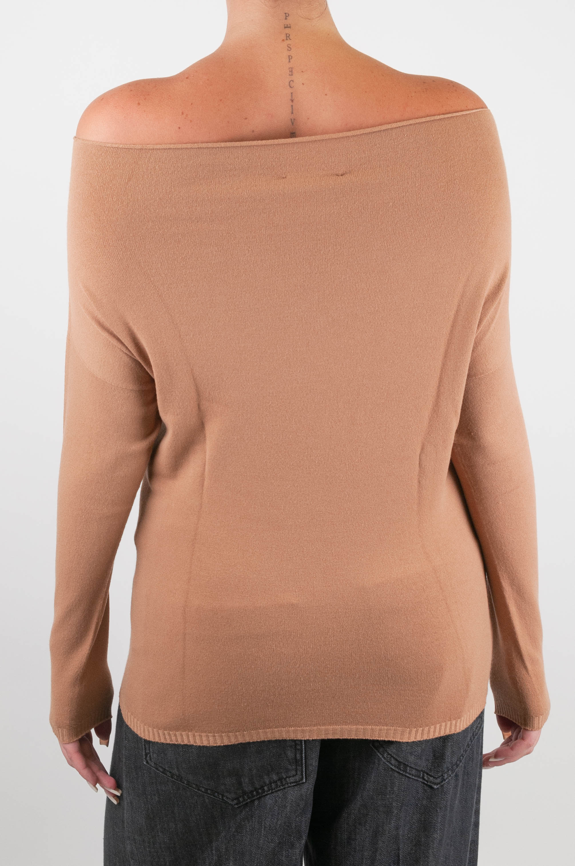 Kontatto - Maglia manica lunga con scollo shiffer