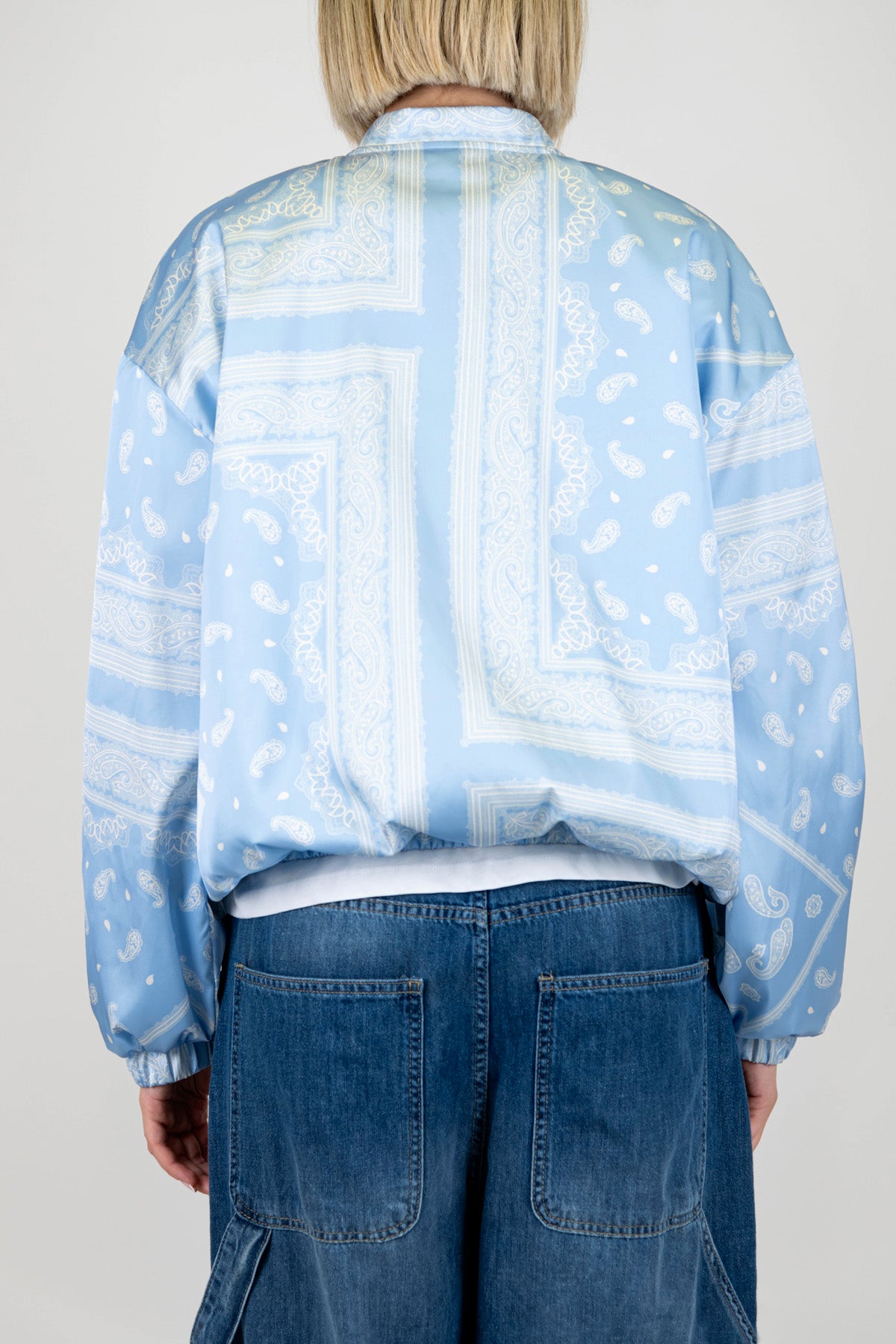 Tensione in - Bomber fantasia bandana con chiusura zip