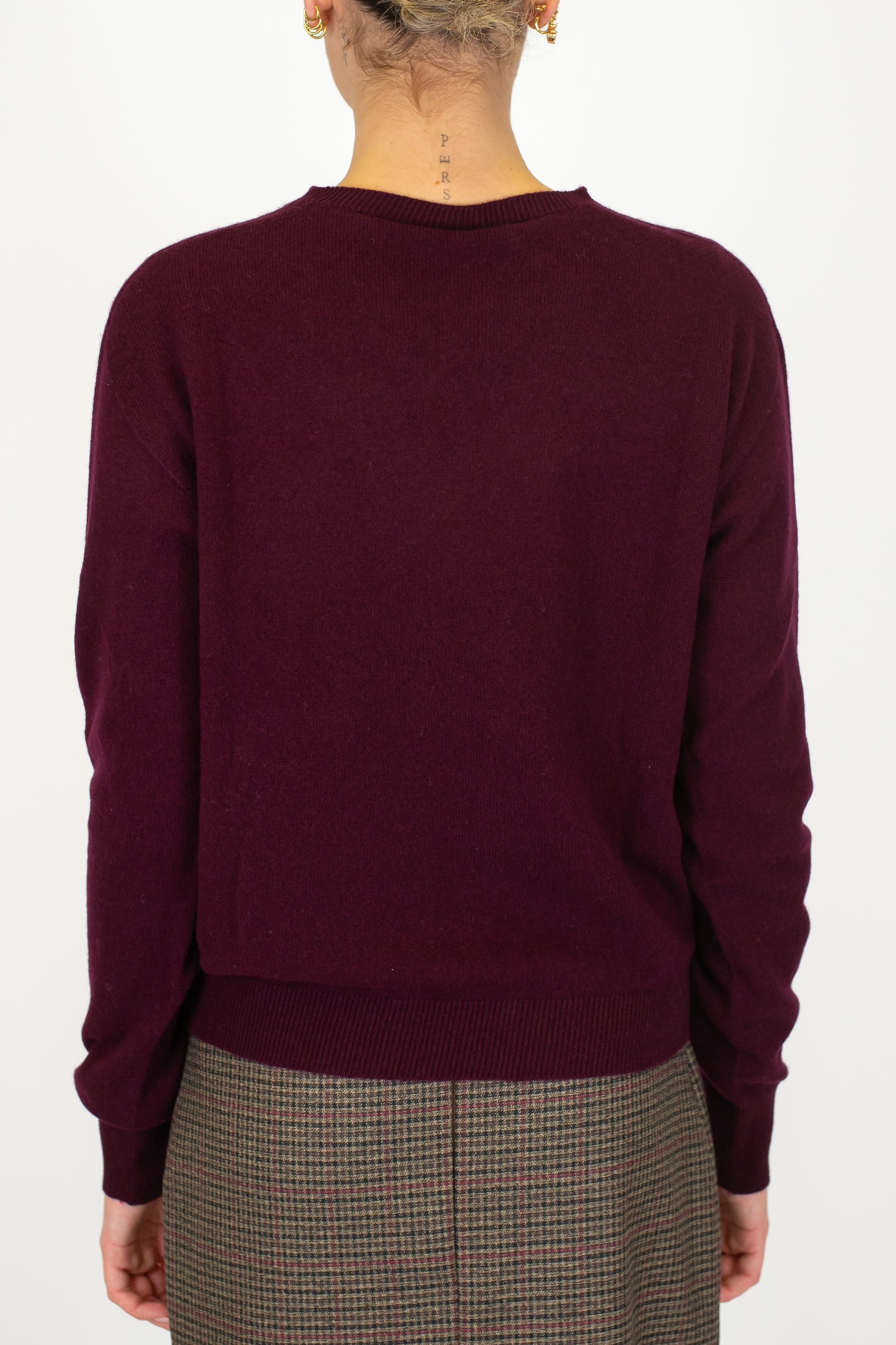 Tensione in - Maglia slim in pura lana