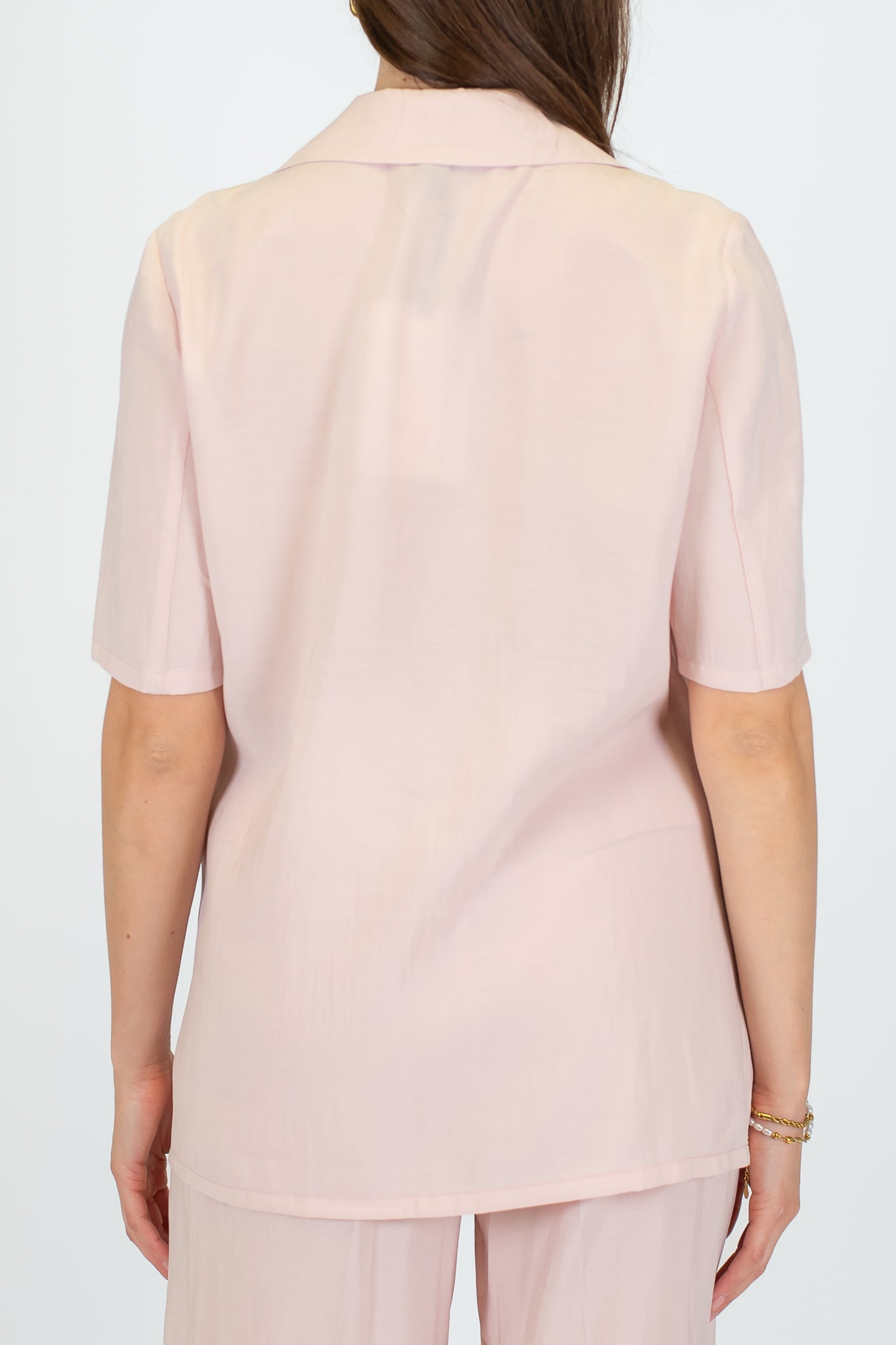 Haveone - Giacca monopetto mezza manica in modal