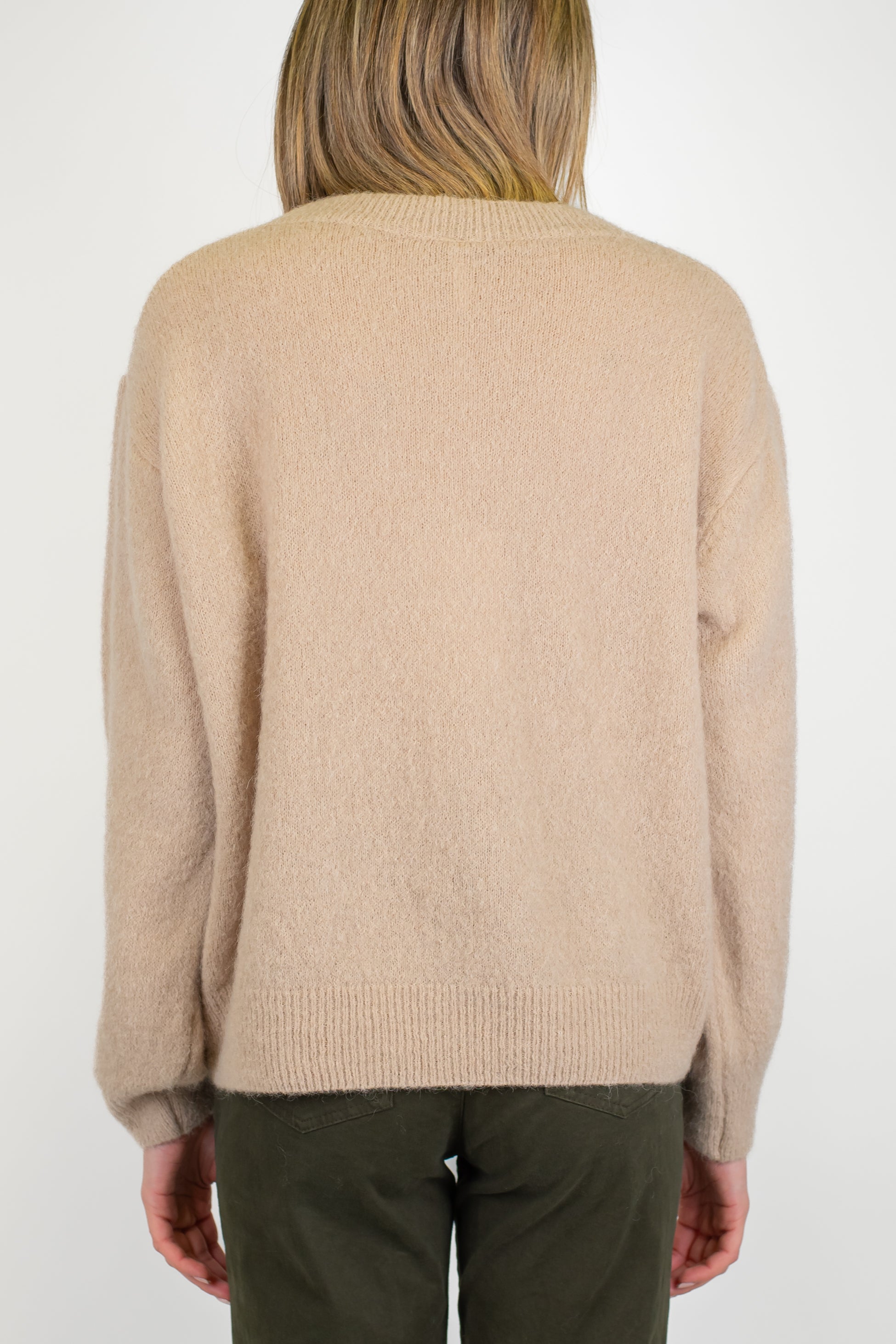 Imperial - Maglia girocollo a scatola in misto lana