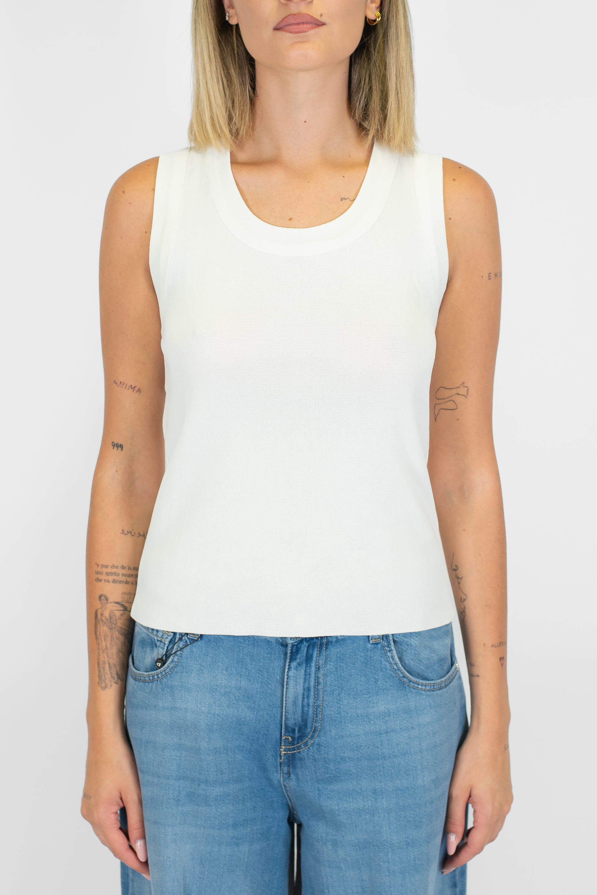 Tensione in - Canotta in maglia