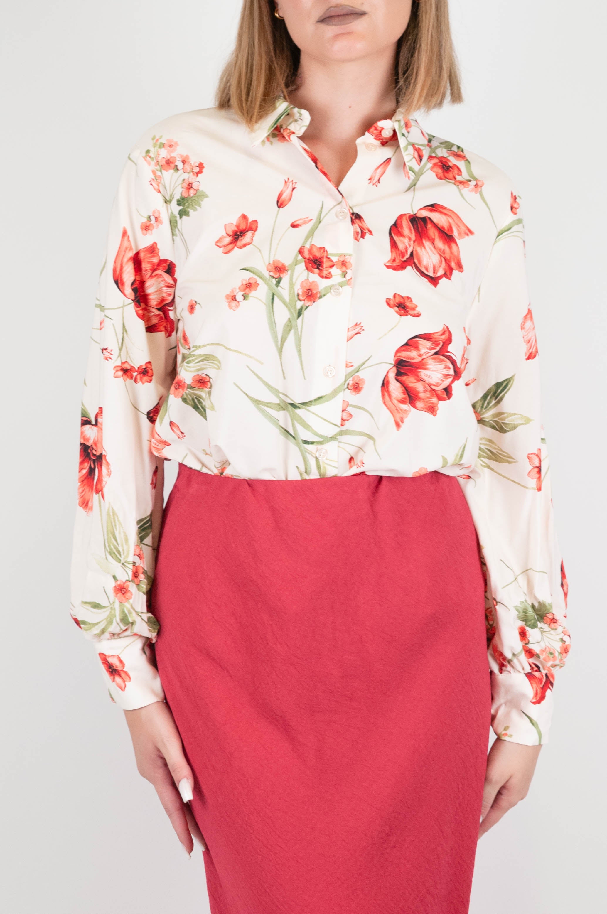 Dixie - Camicia fantasia floreale