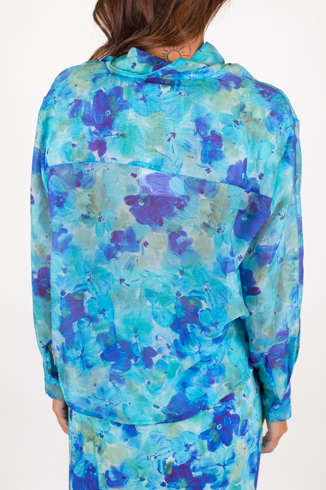 Tensione in - Camicia in lyocell fantasia