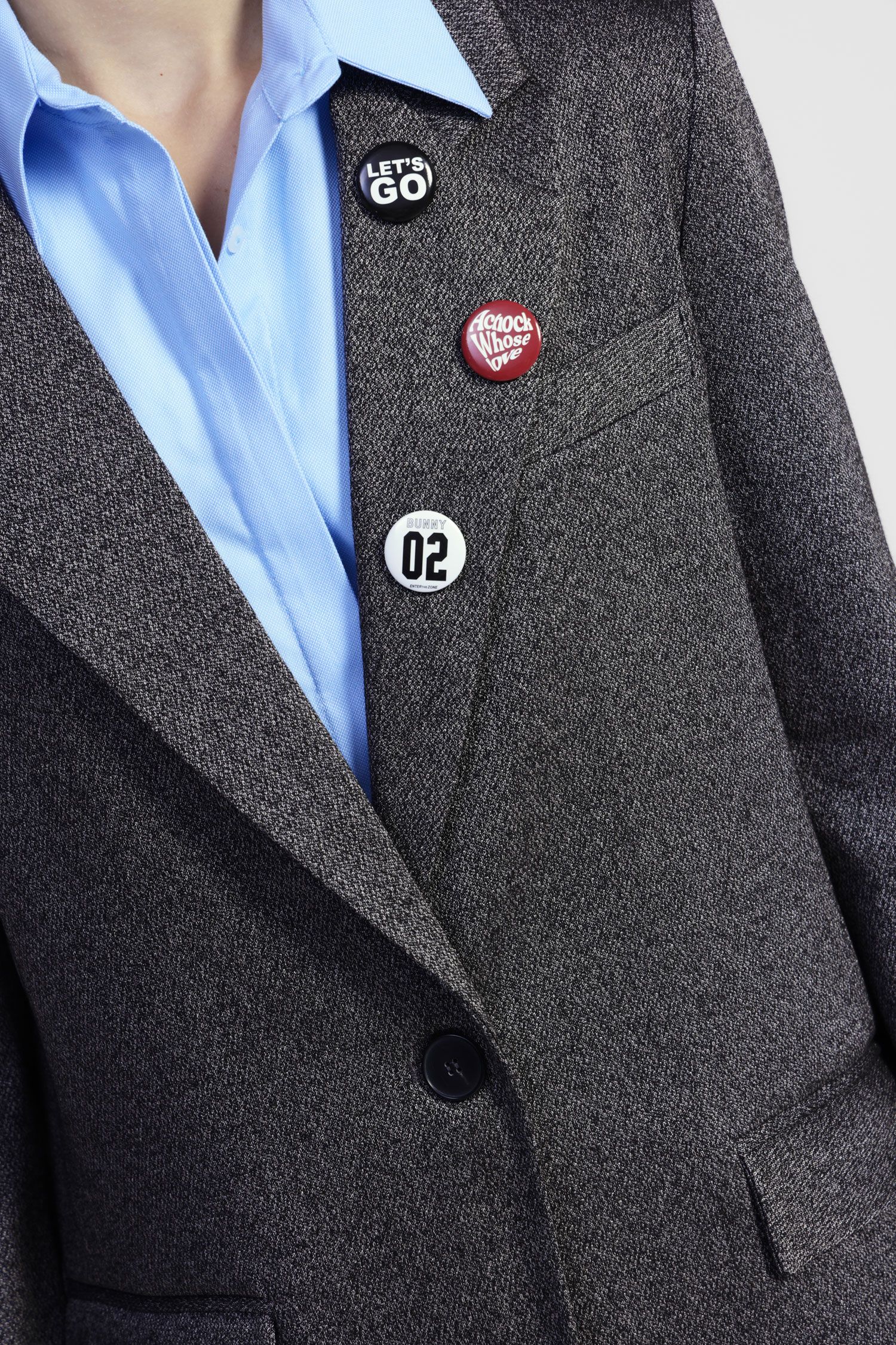 Dixie - Giacca monopetto con spille