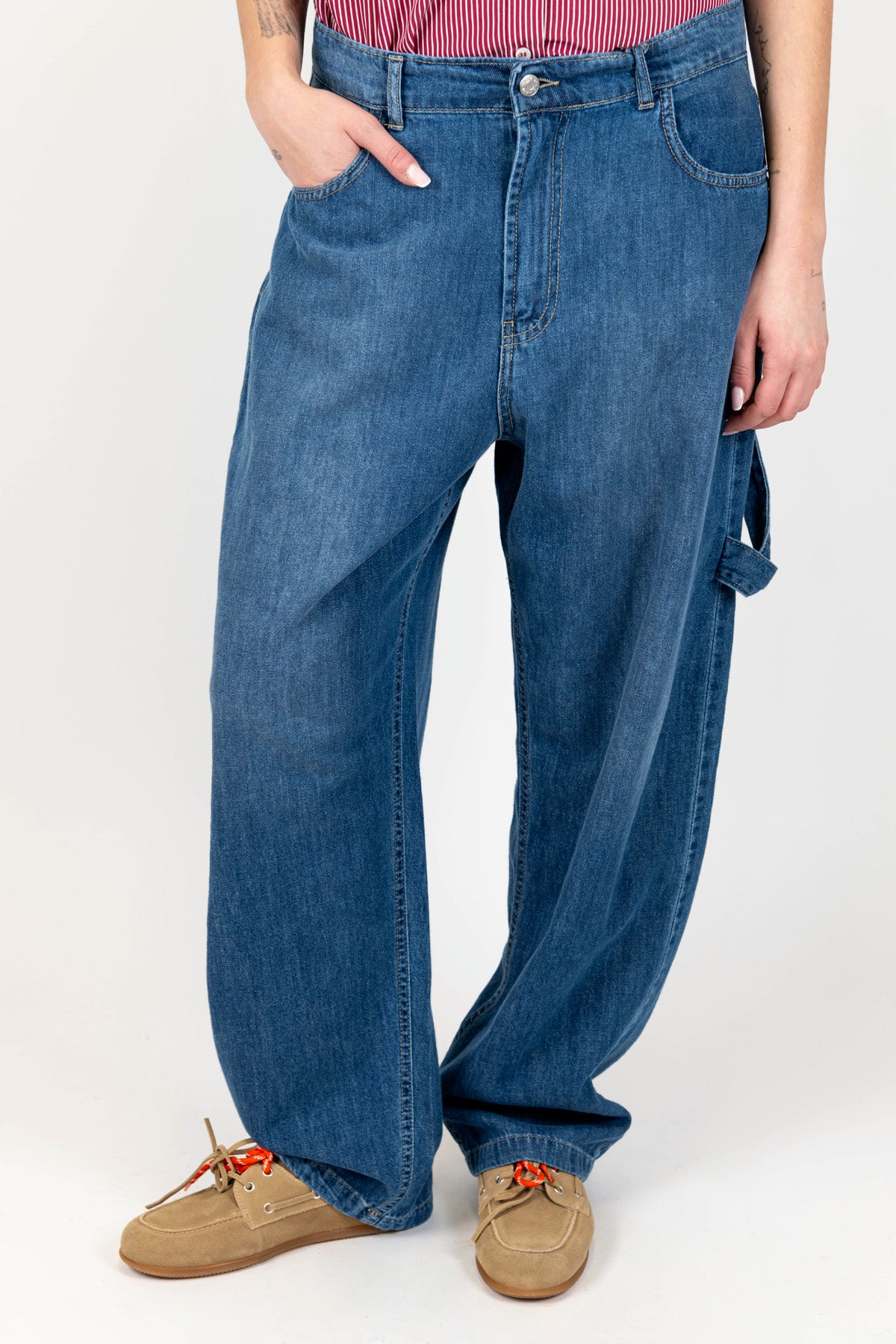 Haveone - Jeans worker lavaggio medio