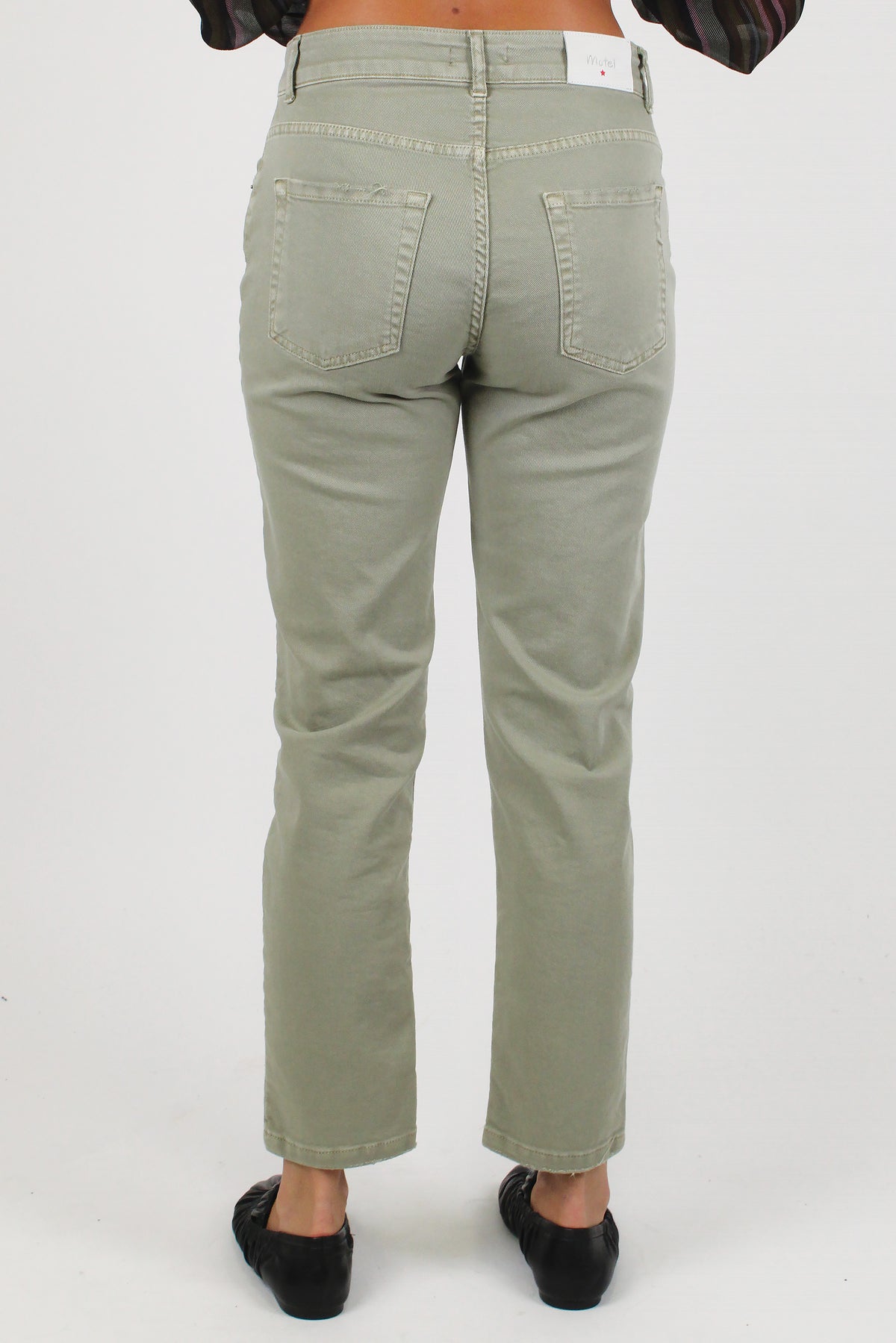 Motel - Pantalone regular in denim colorato