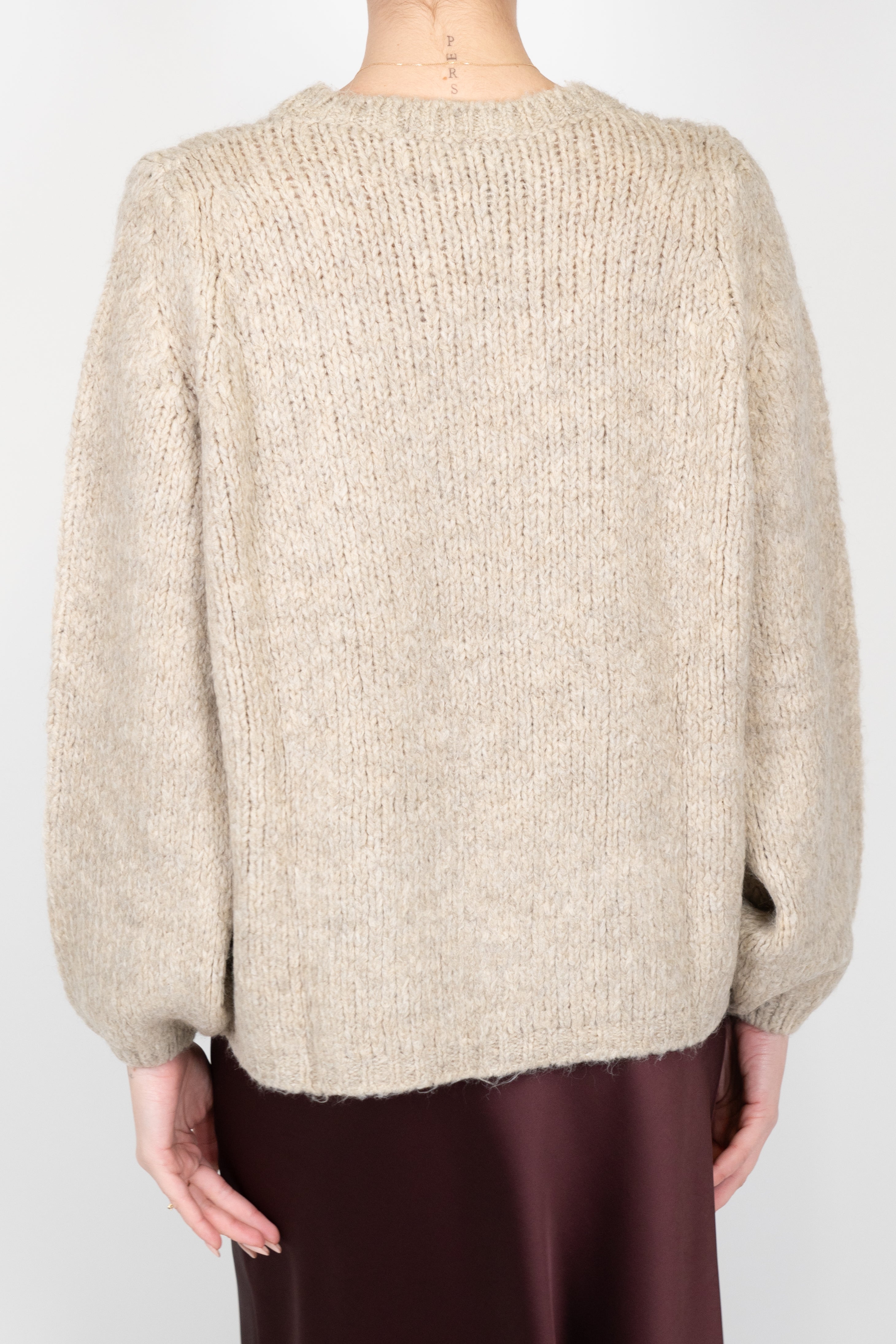 Haveone - Maglia girocollo in misto lana