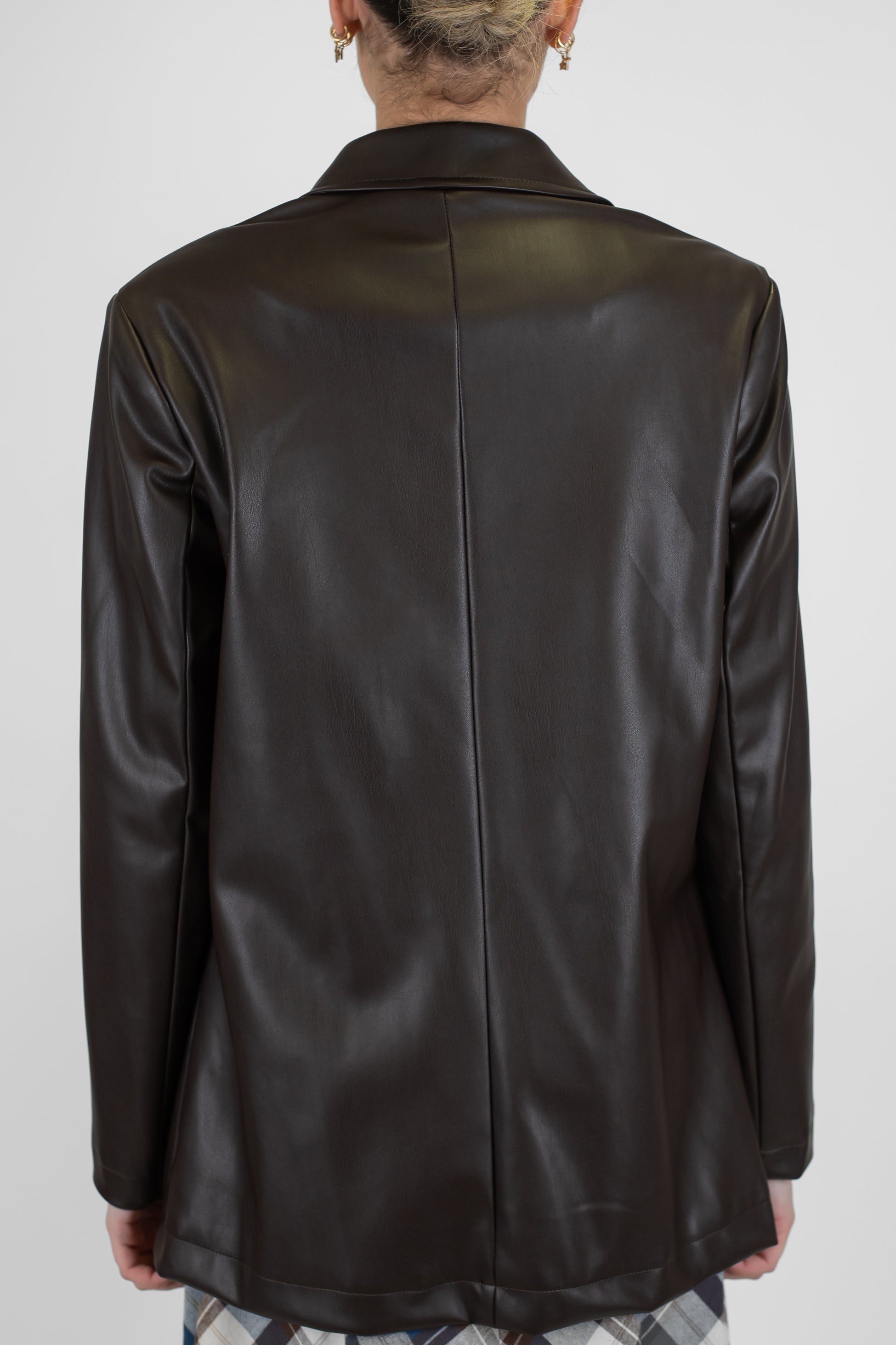 Dixie - Giacca monopetto in ecopelle