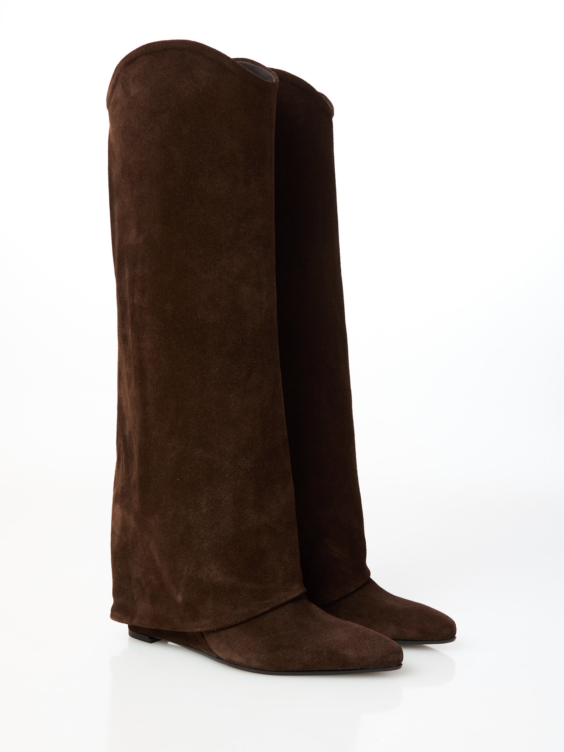 Ovyè - Stivale In Camoscio Con Zeppa interna