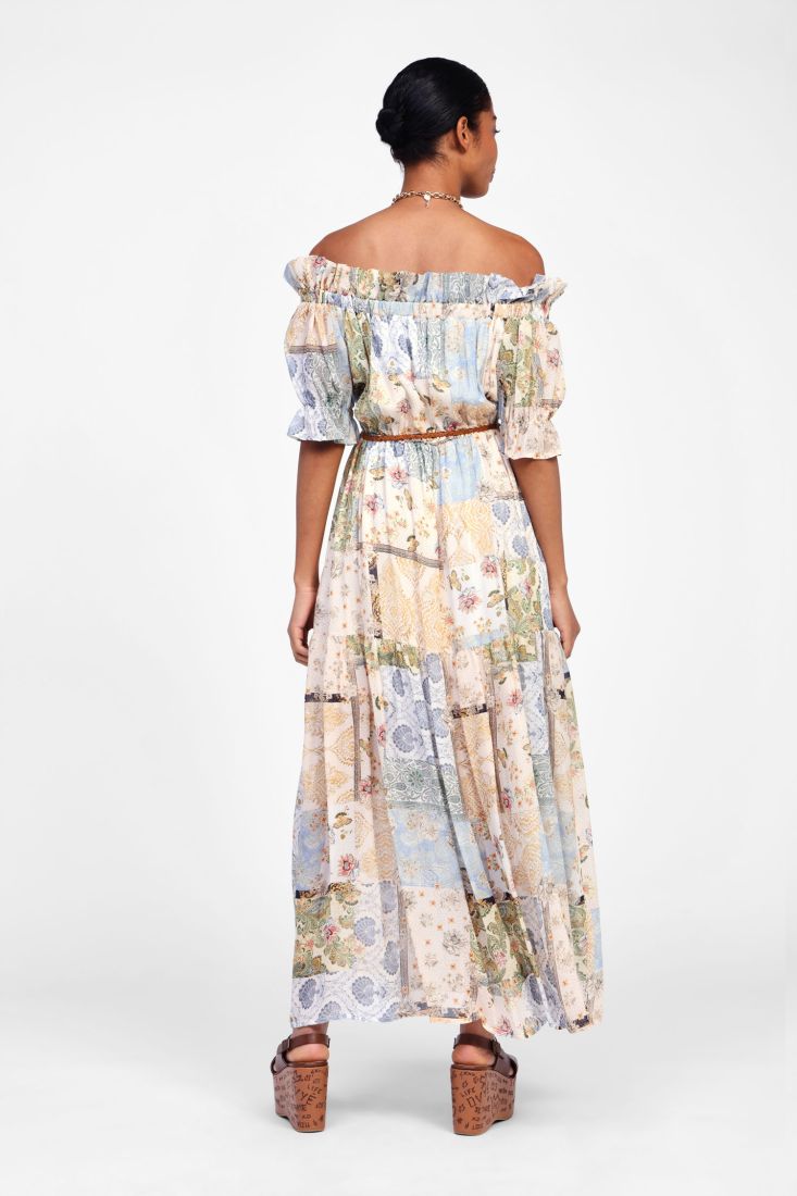 Dixie - Gonna lunga in viscosa fantasia