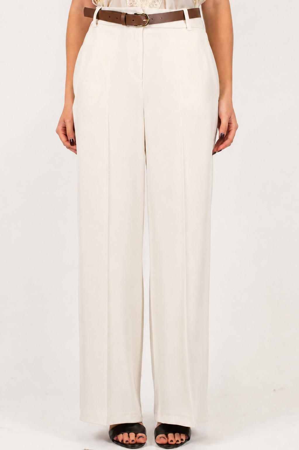 Motel - Pantalone palazzo in tessuto fluido con elastico sul retro