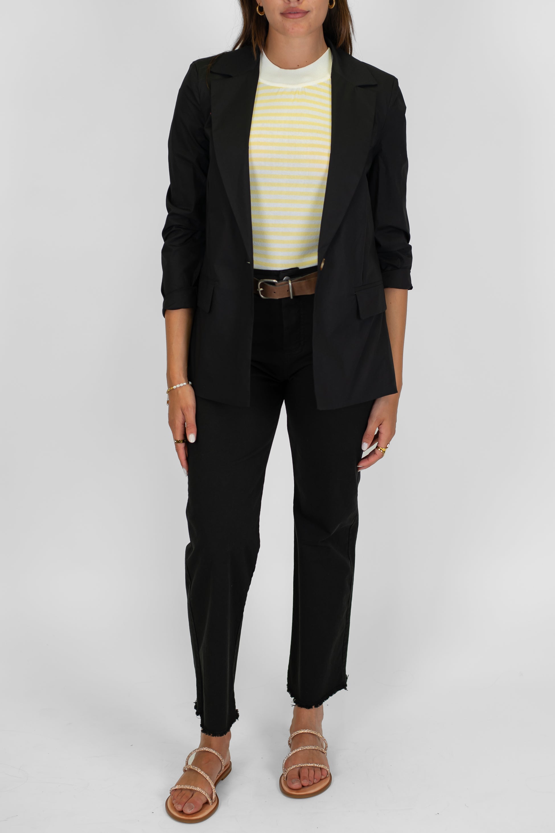 Tensione in - Giacca monopetto in cotone leggero