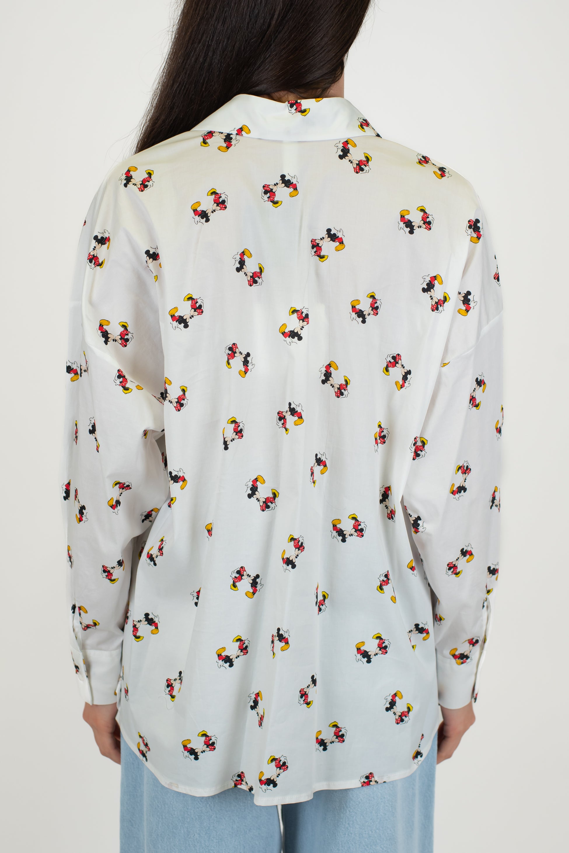 Tensione in - Camicia fantasia topolino e minnie in coppia