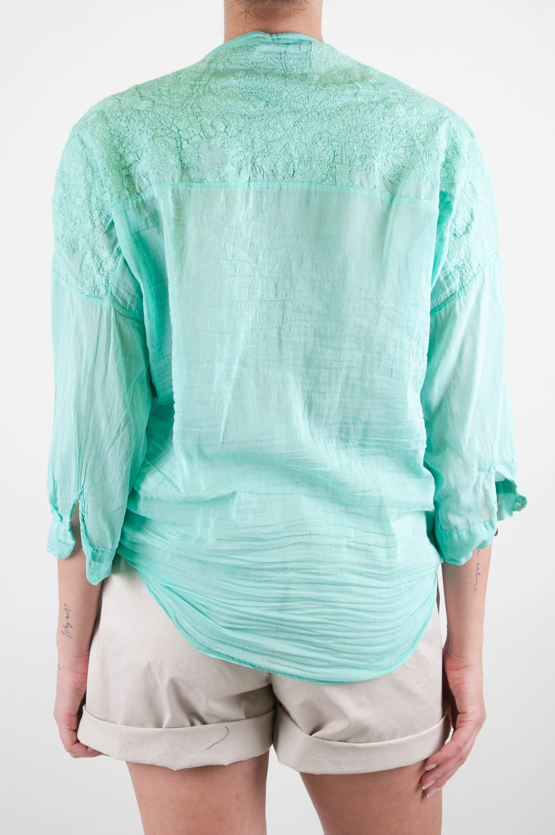 Tensione in - Camicia fantasia toile de jouy in misto seta