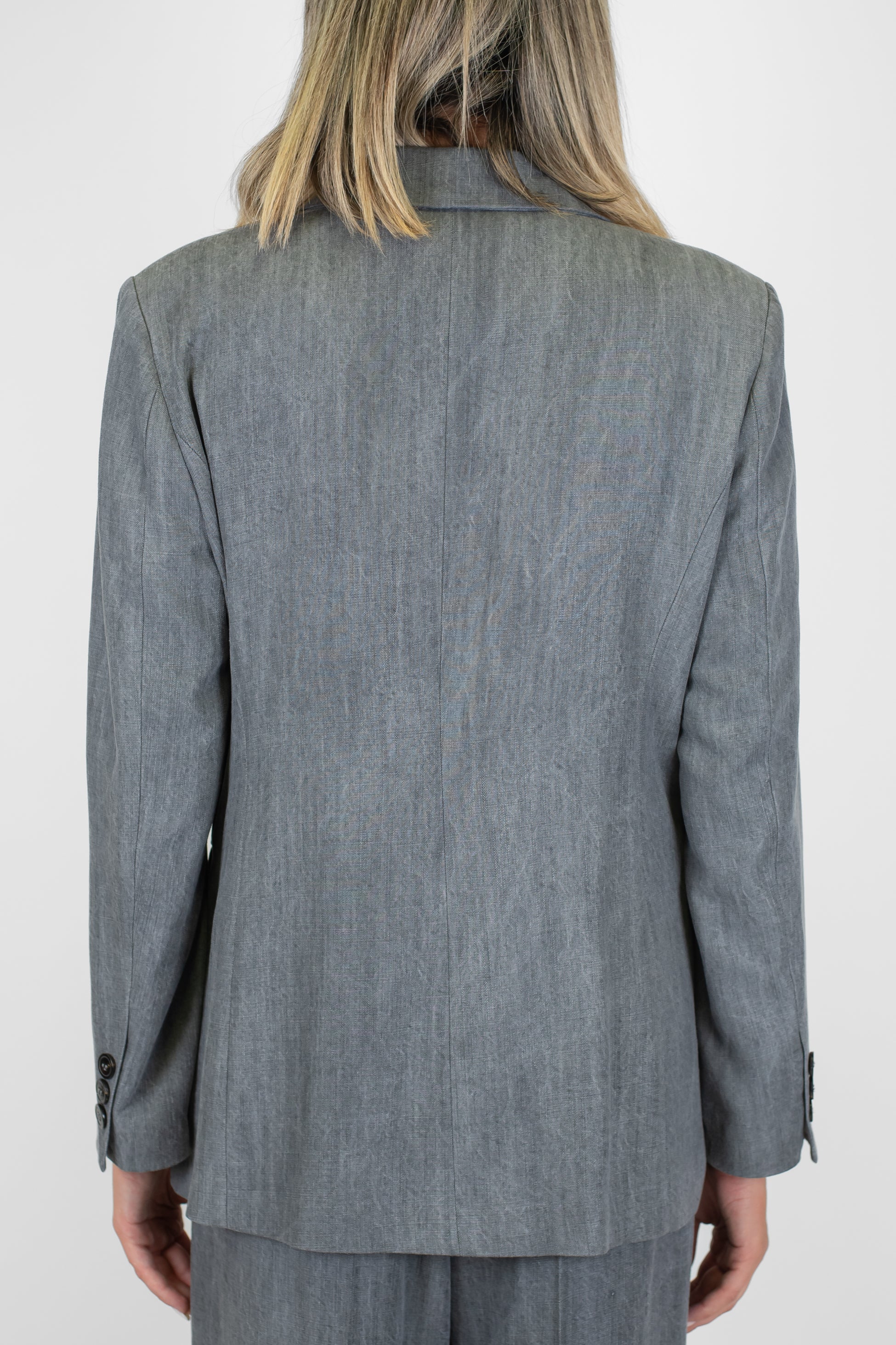 Maryley - Giacca monopetto in lyocell con taschino