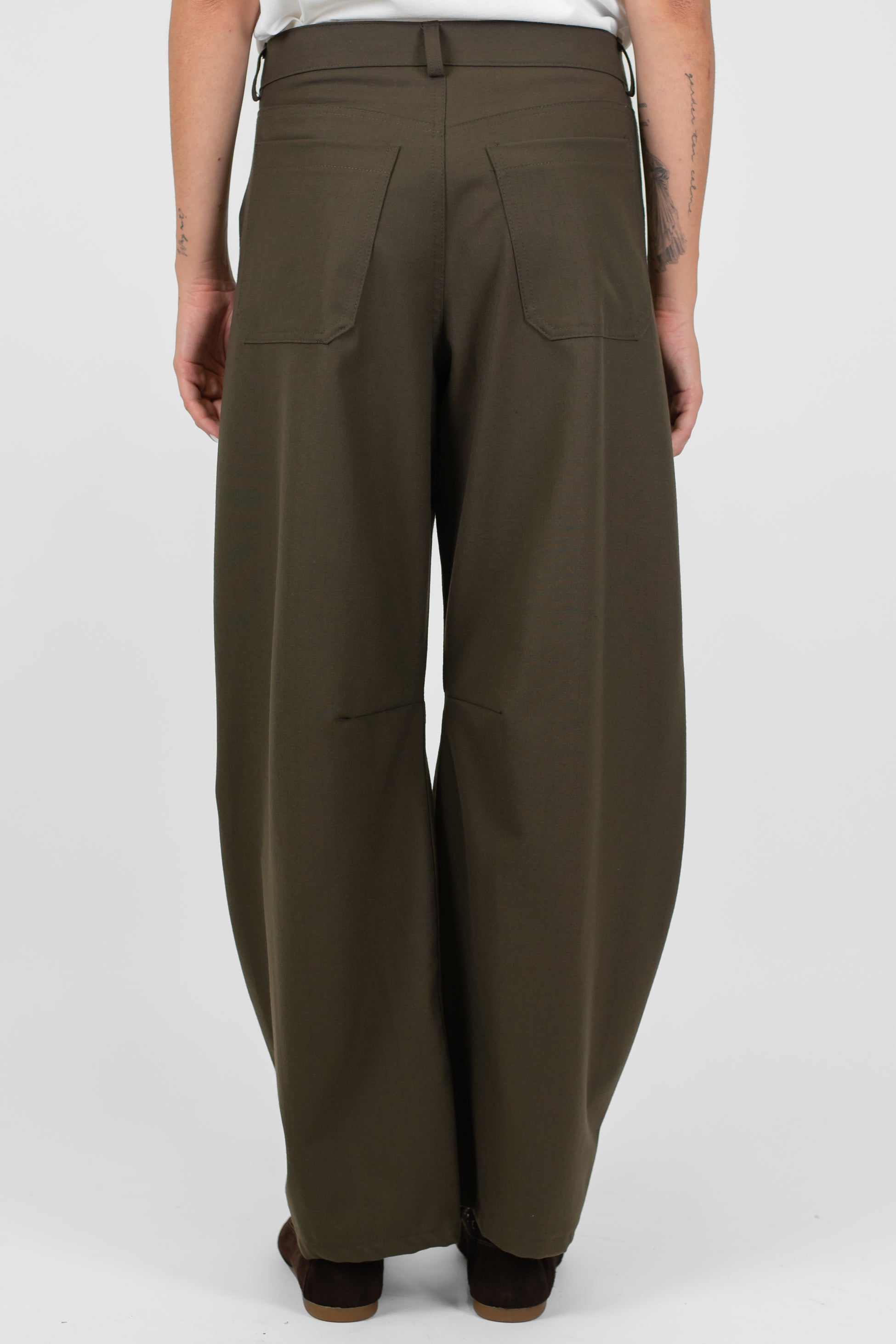 Tensione in - Pantalone balloon gessato