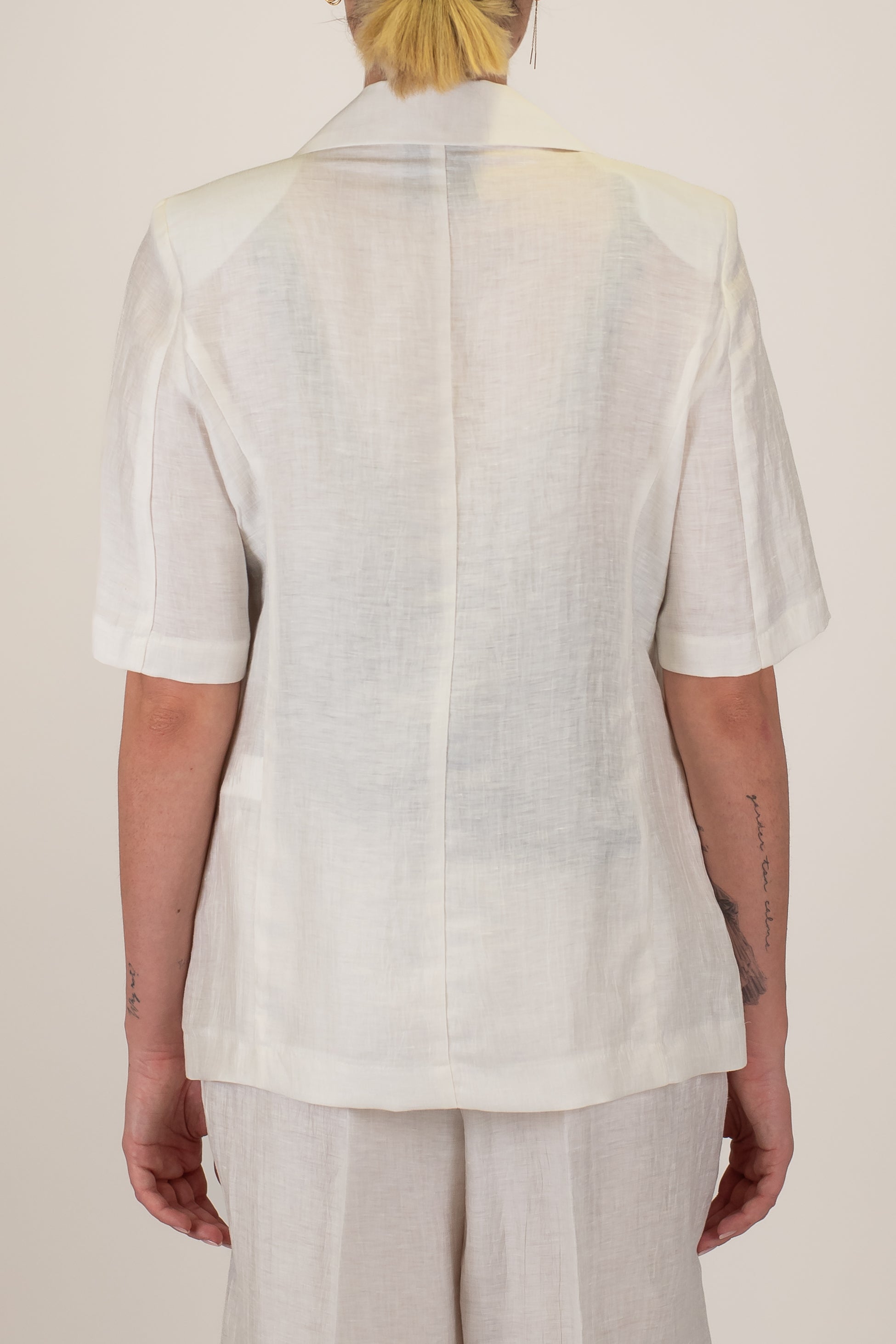 Maryley - Giacca mezzamanica in lino