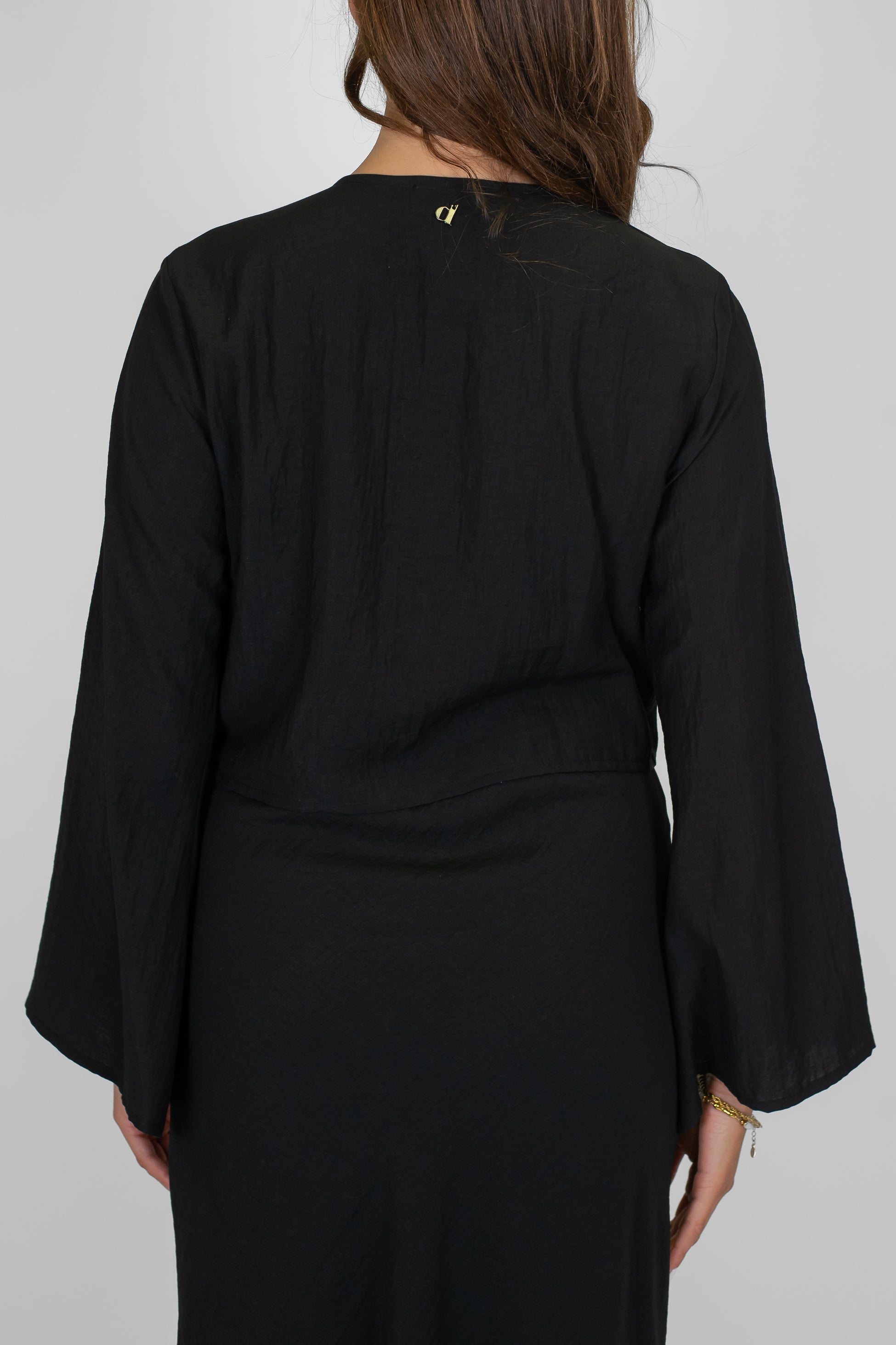 Dixie - Top a maniche lunghe con nodo