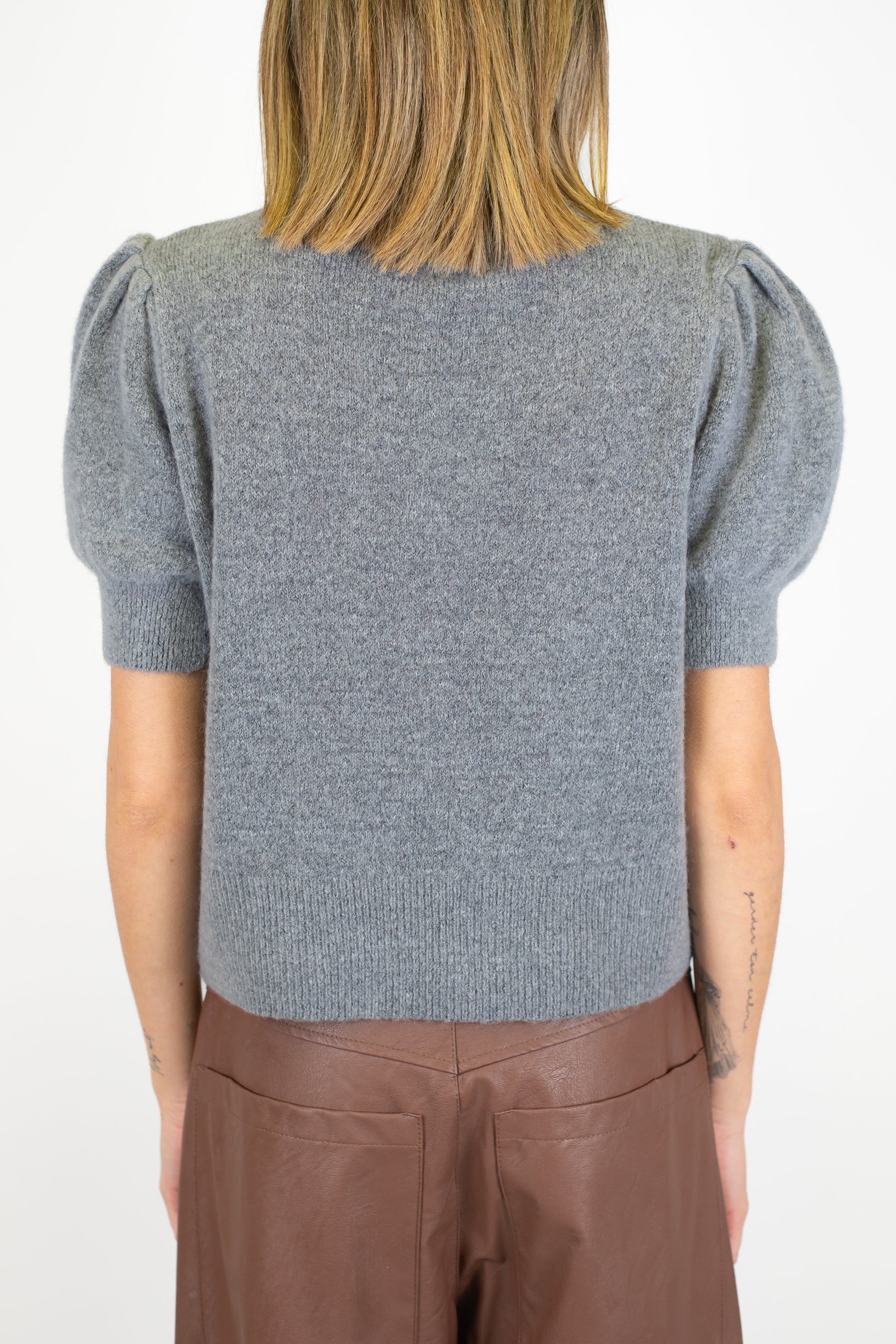 Dixie - Dolcevita mezzamanica a palloncino in baby alpaca